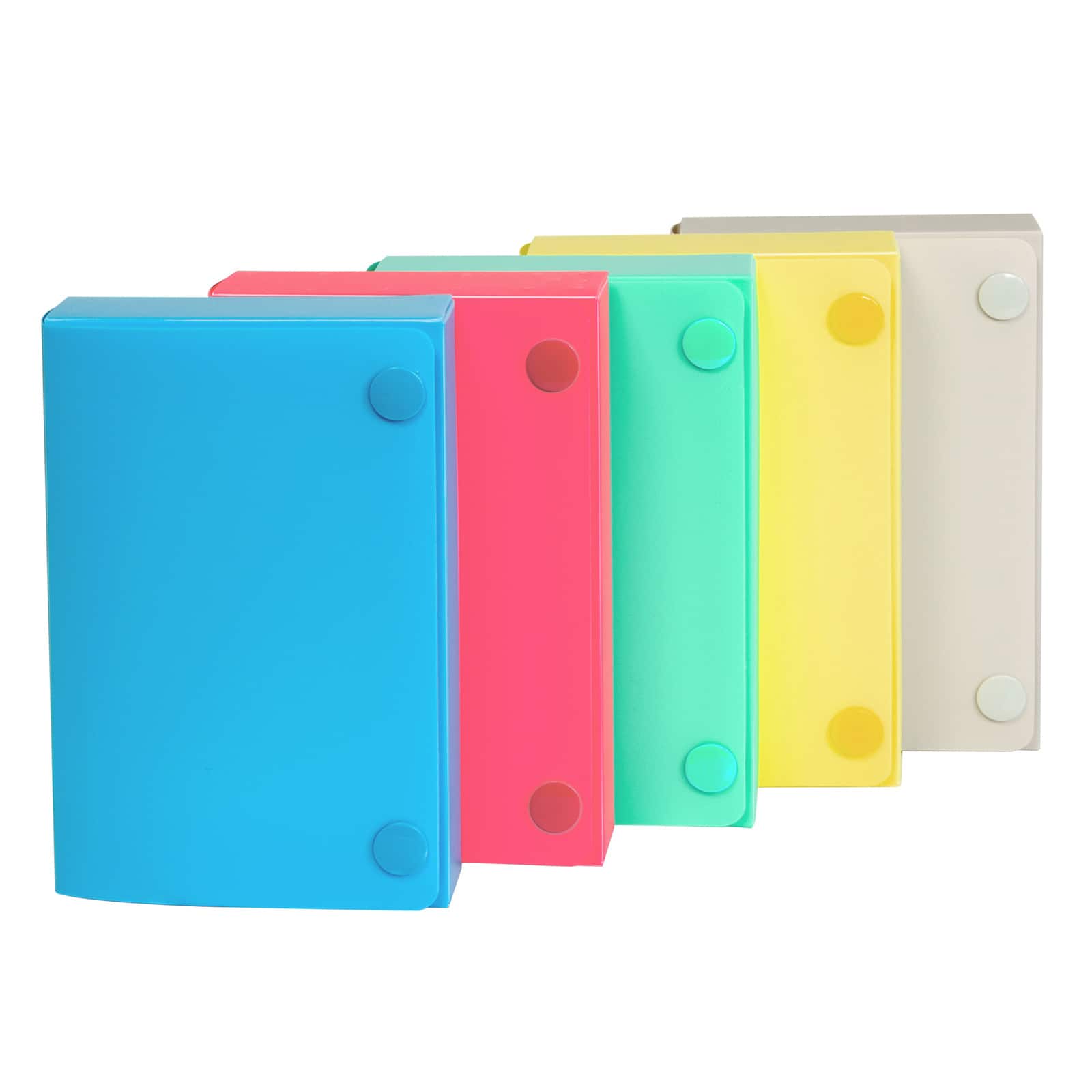 C-Line® 3" x 5" Index Card Case, Assorted Colors, Pack of 24