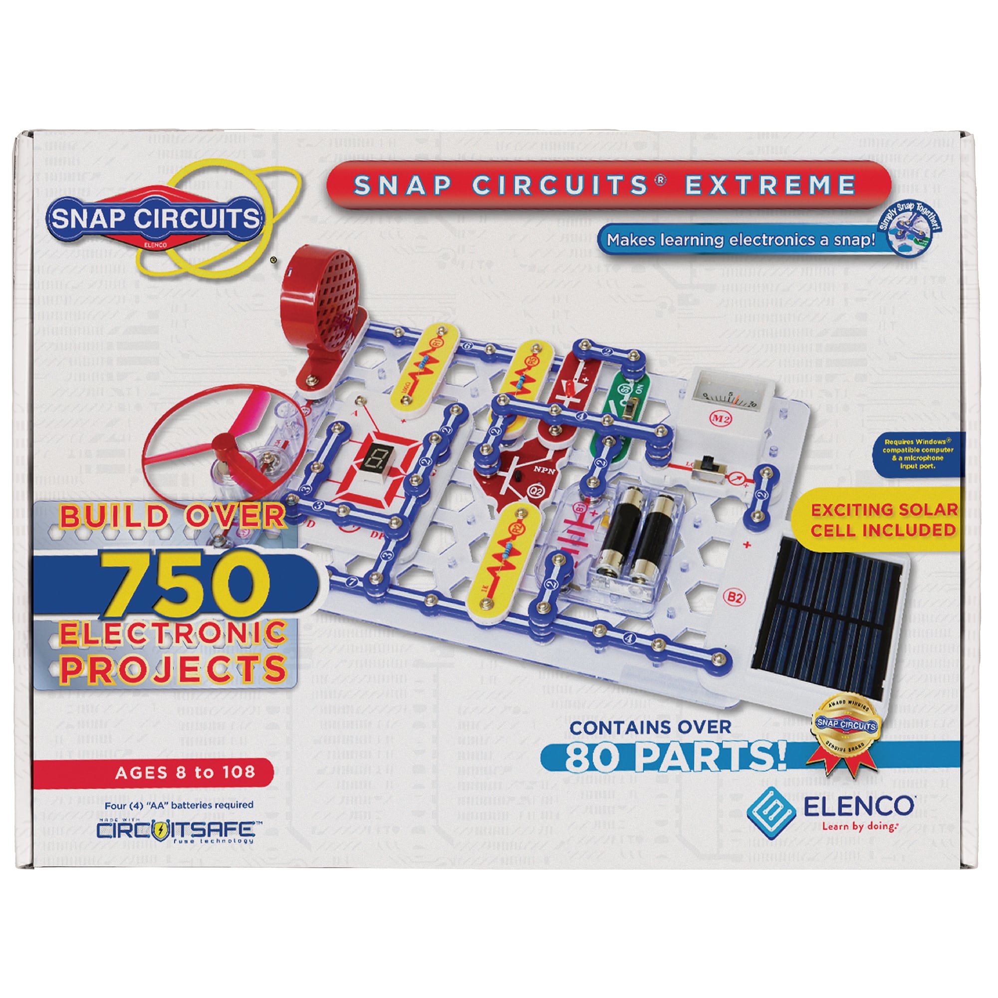 Elenco® Snap Circuits® Extreme SC-750 Electronics Exploration STEM Educational Kit