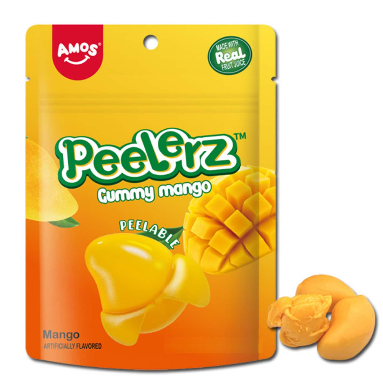 Amos Peelerz&#x2122; Gummy Mango Peelable Candy