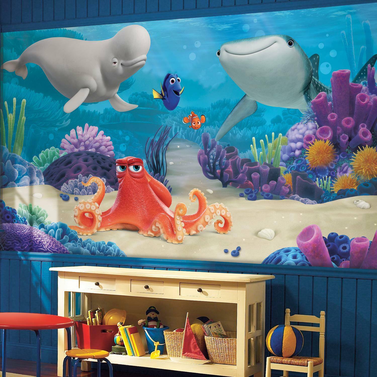 RoomMates Finding Dory XL Chair Rail Prepasted Mural
