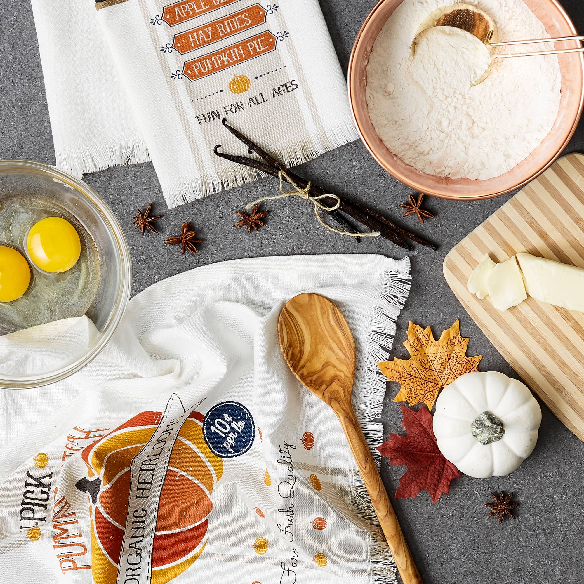DII® Pumpkin Farm Printed Dishtowel Set