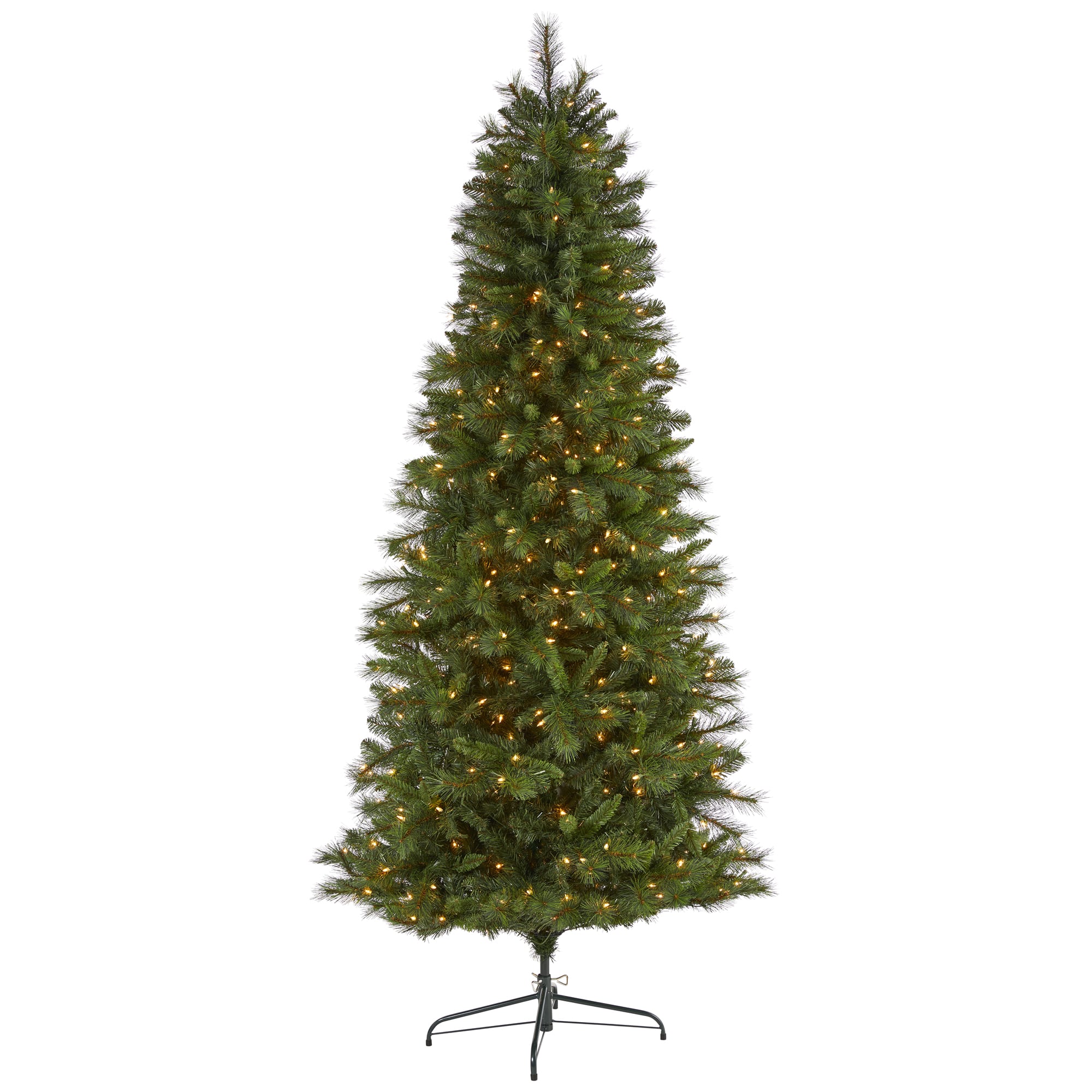 7.5ft. Pre-Lit West Virginia Mountain Pine Artificial Christmas Tree, Clear LED Lights