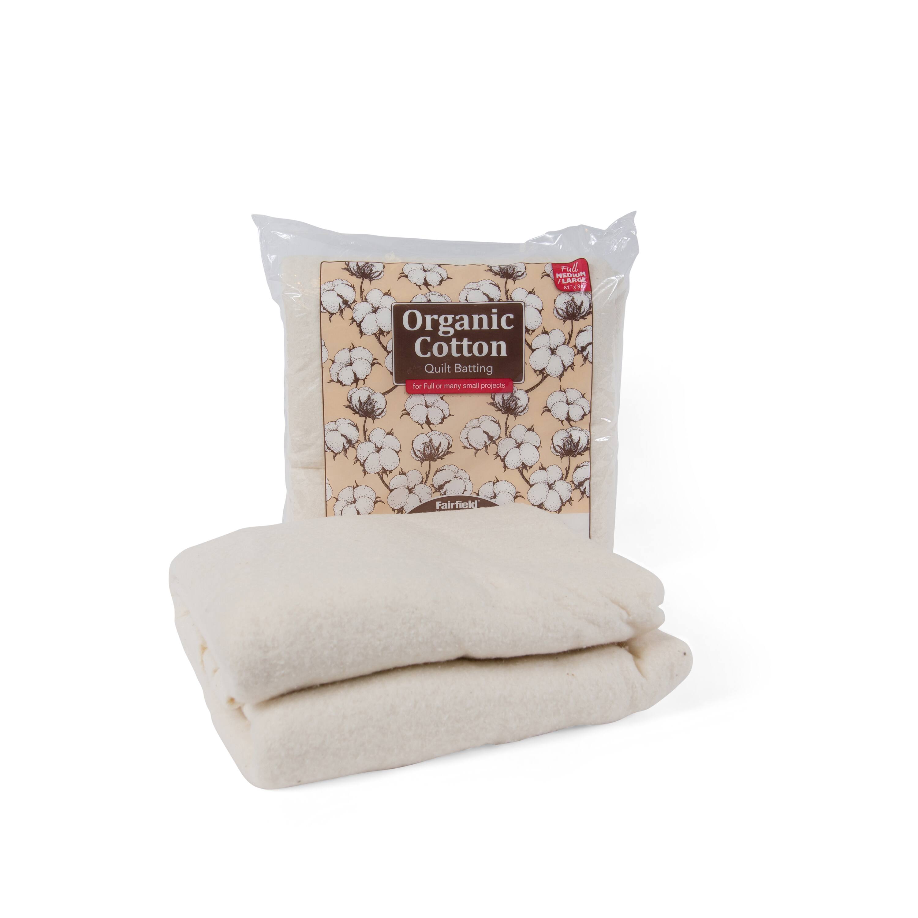 Fairfield&#x2122; Organic Cotton Quilt Batting, 90&#x22; x 108&#x22;