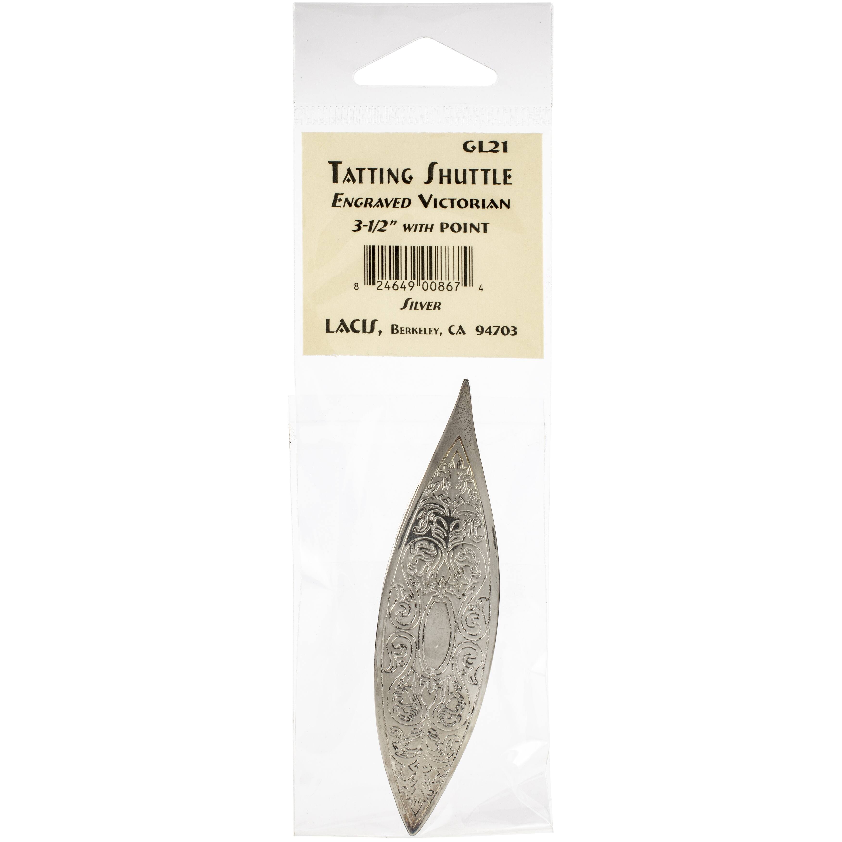 Lacis Victorian Engraved Tatting Shuttle