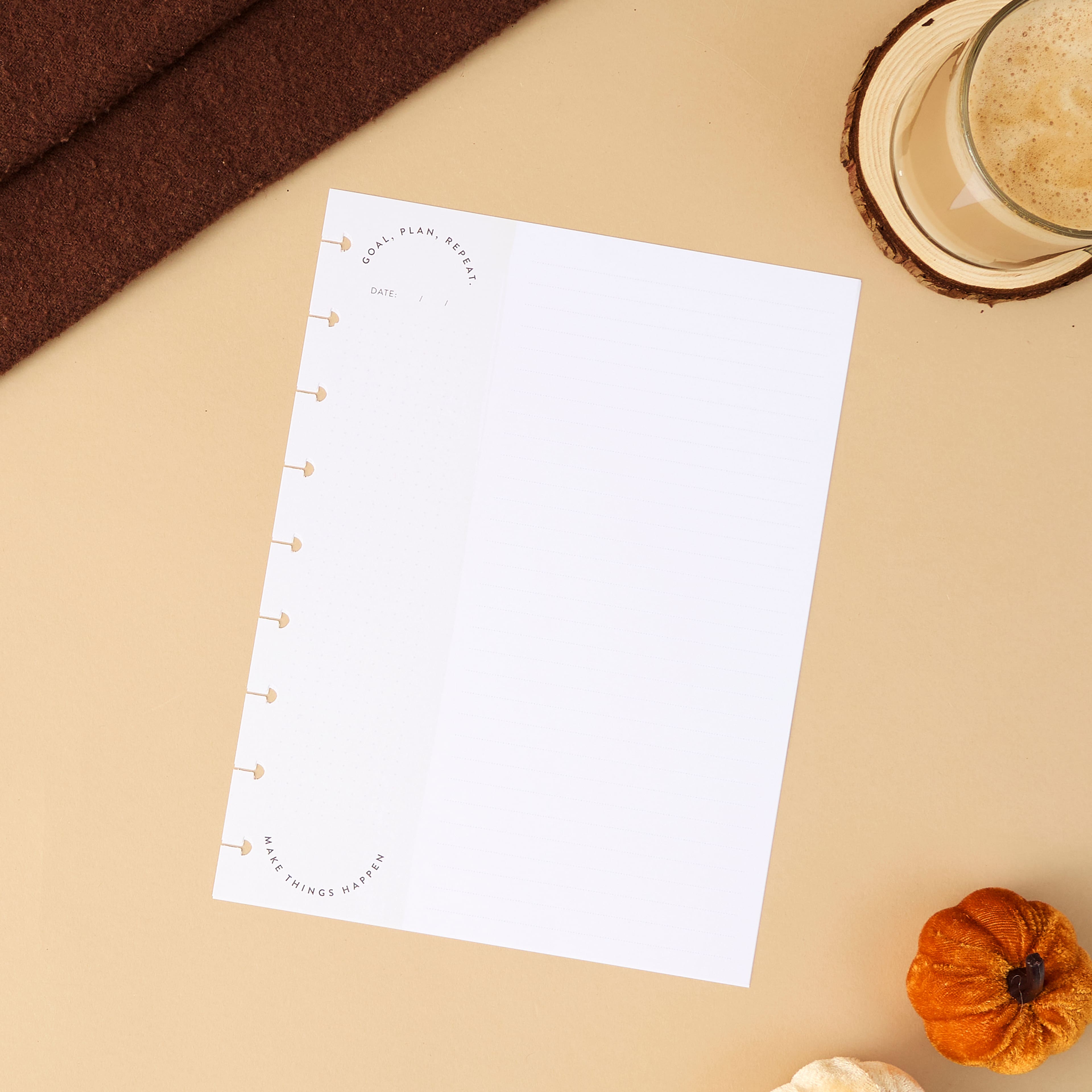 The Classic Happy Planner® Neutrals Fill Paper, 40 Sheets