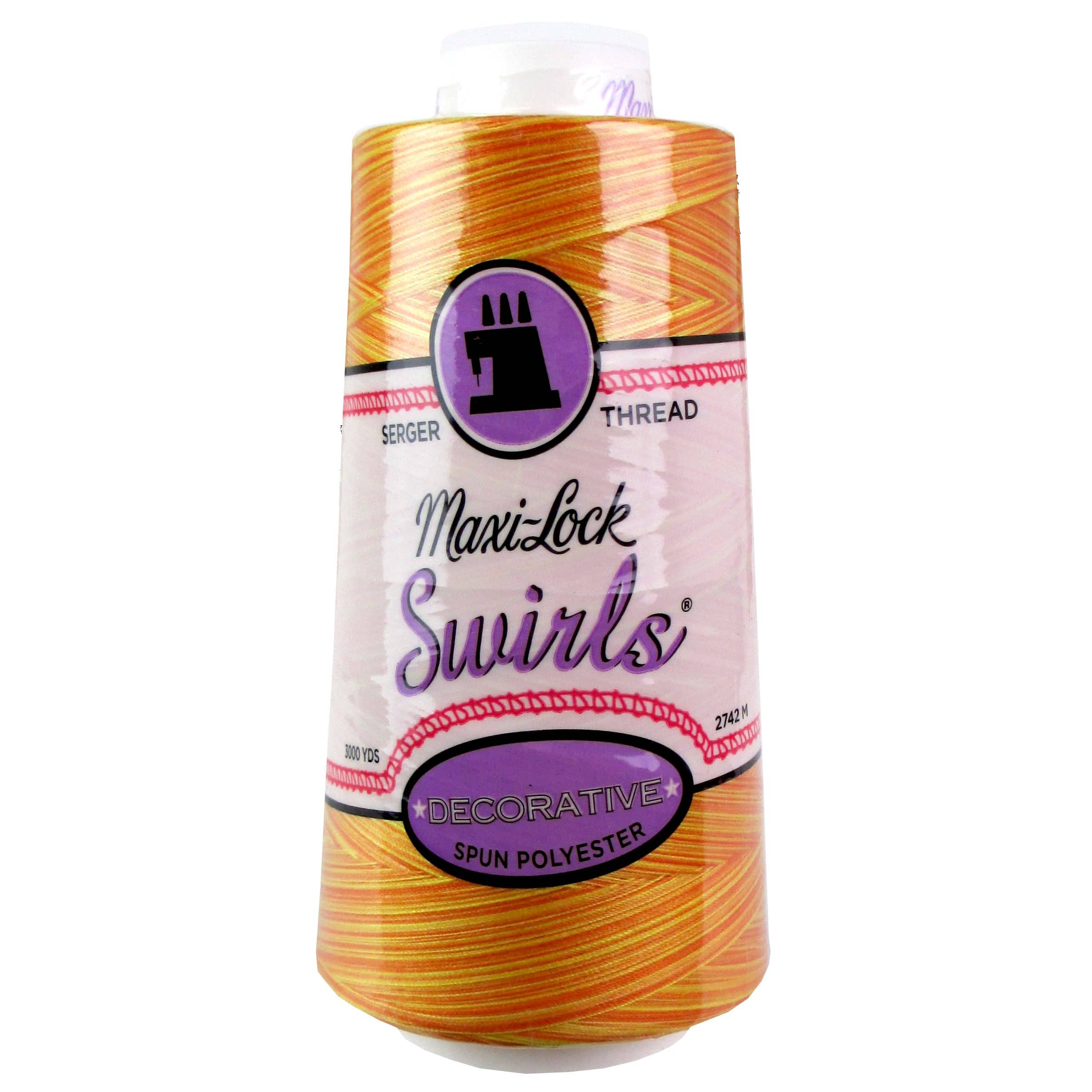 A&#x26;E Maxi-Lock Swirls&#xAE; Polyester Thread, 3000yd.
