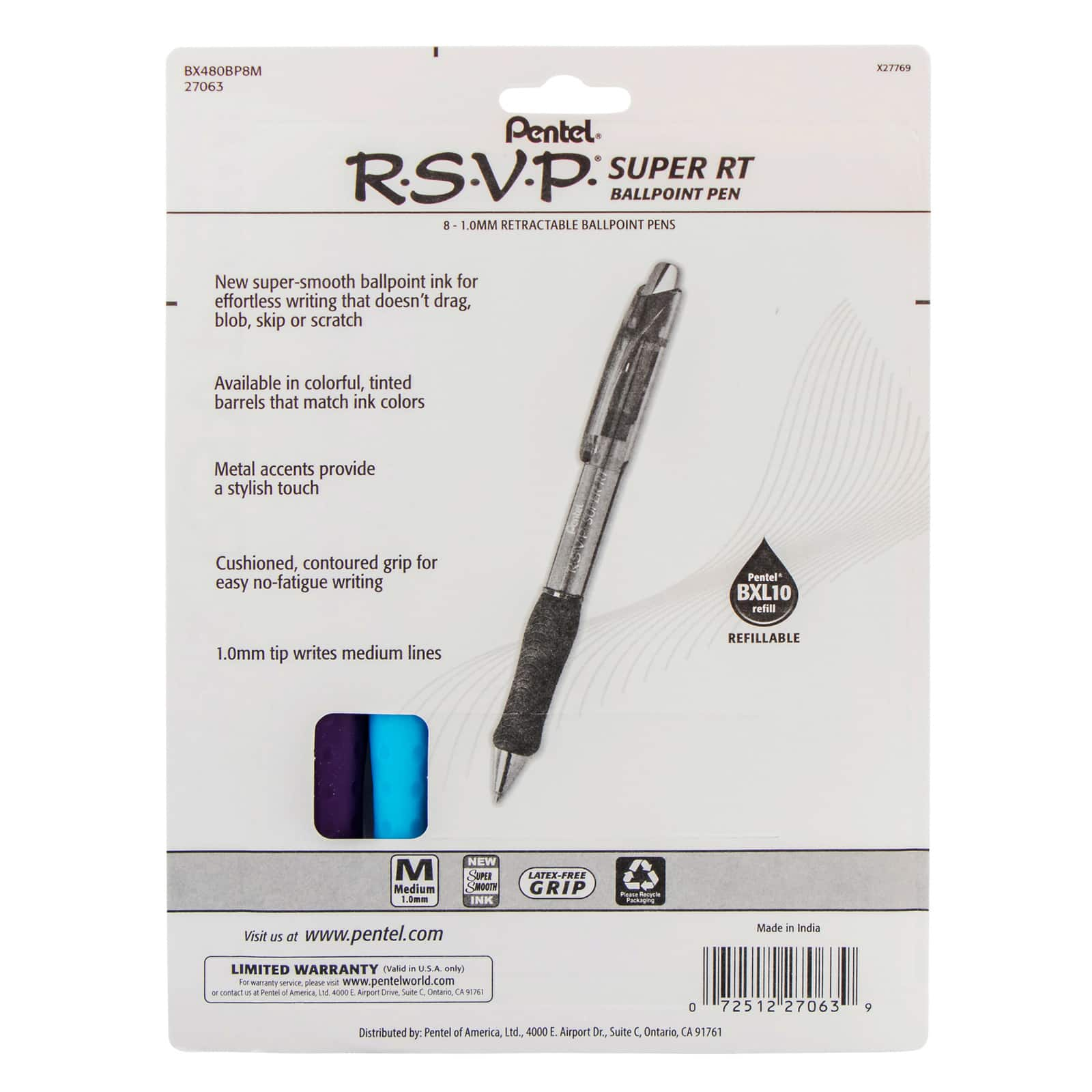 Pentel&#xAE; RSVP&#xAE; Super RT Ballpoint Pens