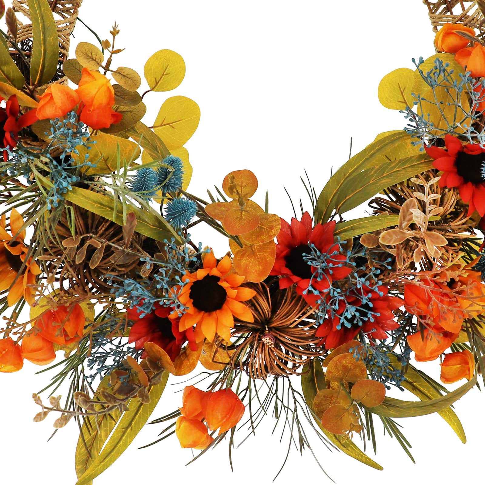 24&#x22; Designer Premium Floral Sunflower Mix Wreath by Ashland&#xAE;