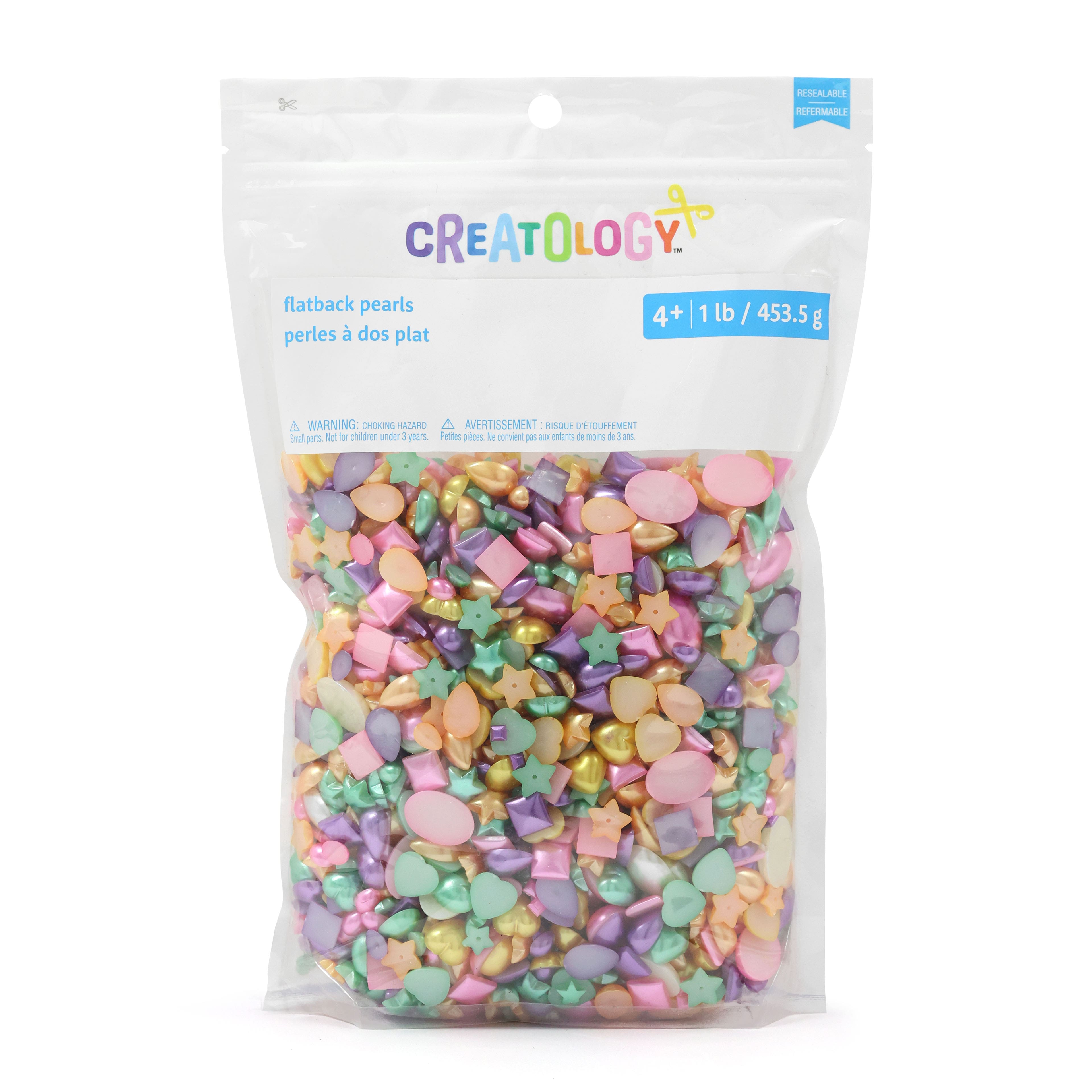 1lb. Flatback Pearl Embellishments by Creatology&#x2122;