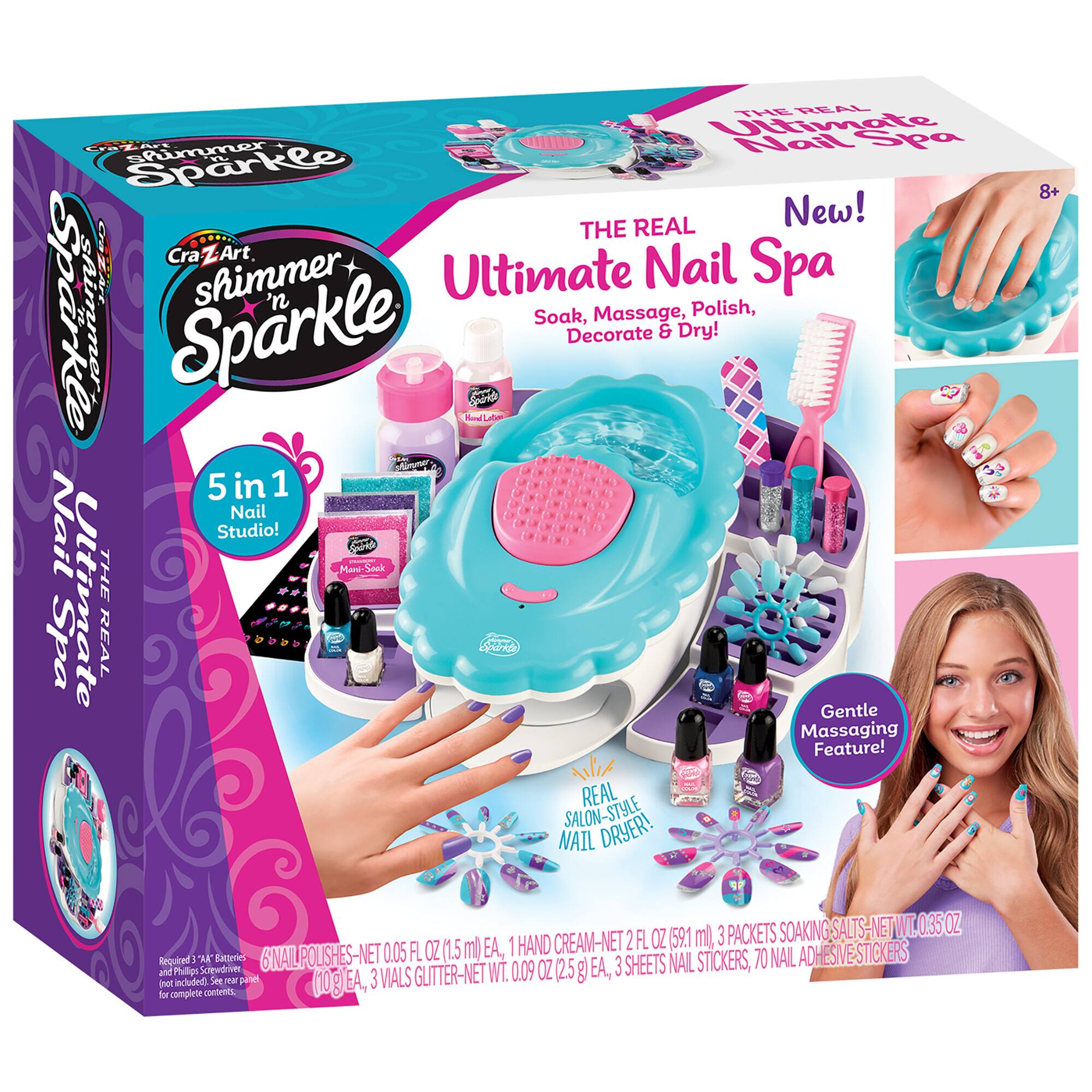 Cra-Z-Art® Shimmer 'n Sparkle The Real Ultimate Nail Spa