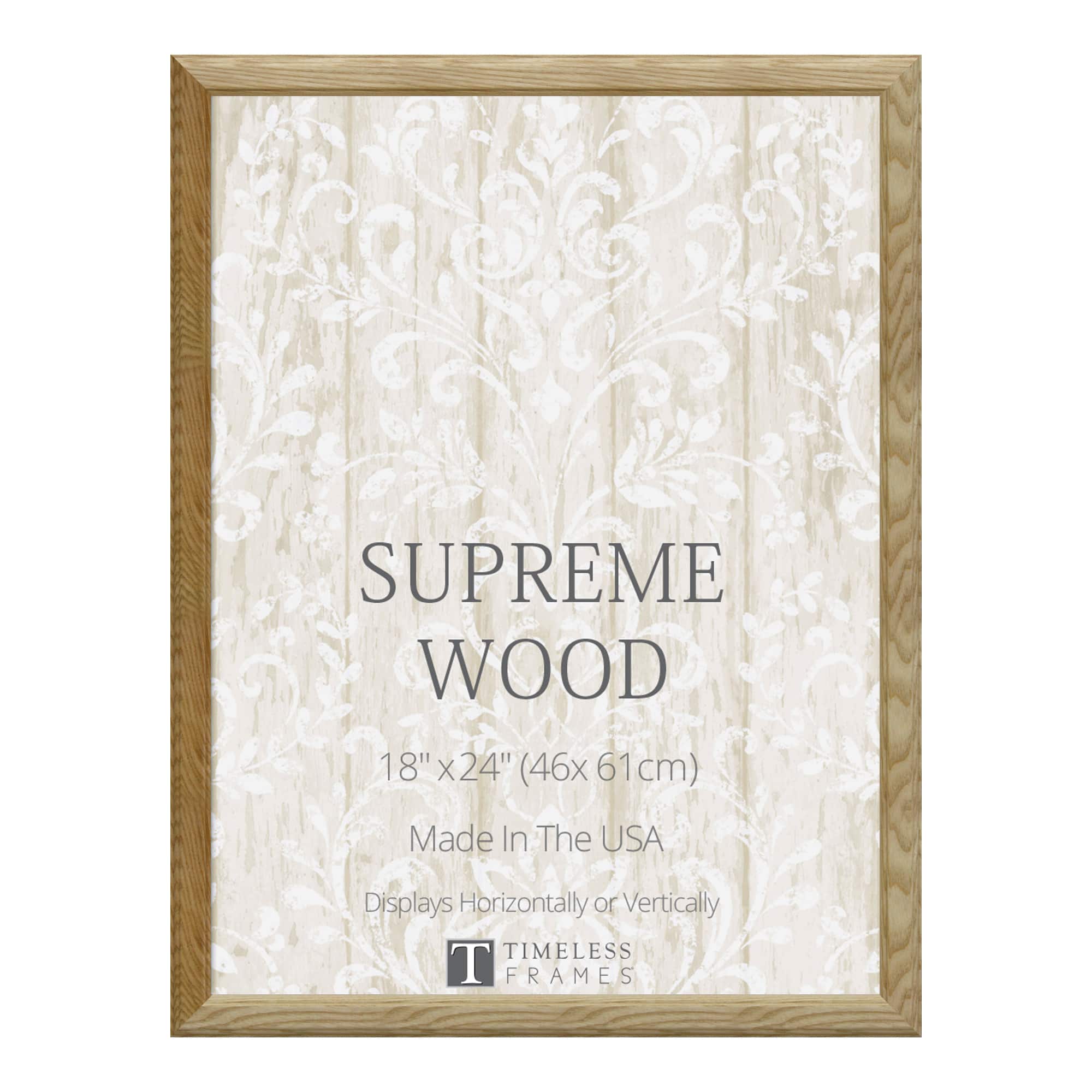 Timeless Frames&#xAE; Supreme Natural Wood 18&#x22; x 24&#x22; Frame