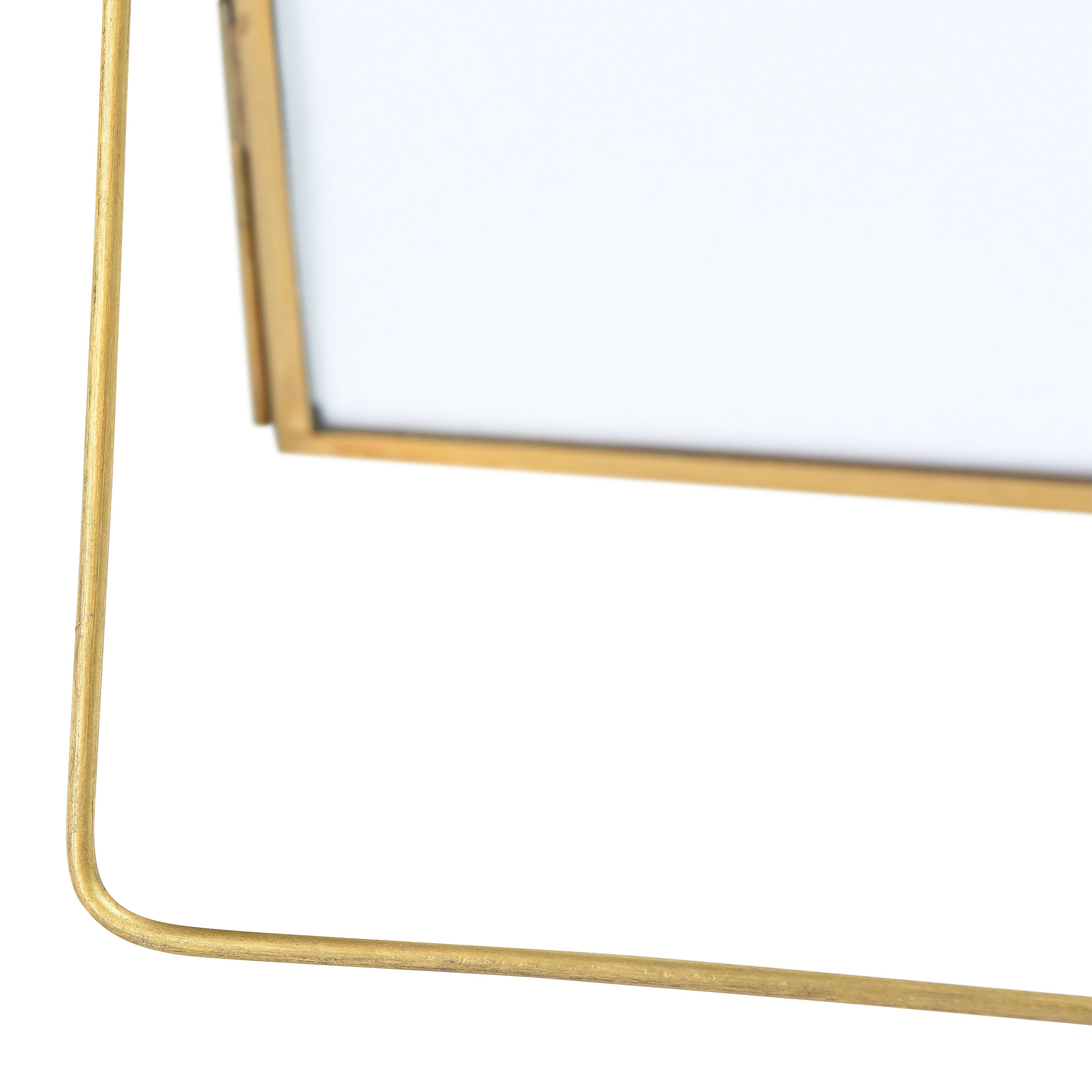 3 Pack Gold Brass Framed Photo Frame