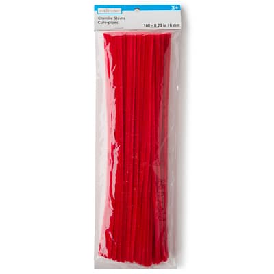 25pc Pack Chenille Stems Pipe Cleaners Fuzzy Wire Kids Crafts Craft  Supplies Pipe Cleaner Kid Craft DIY Craft 