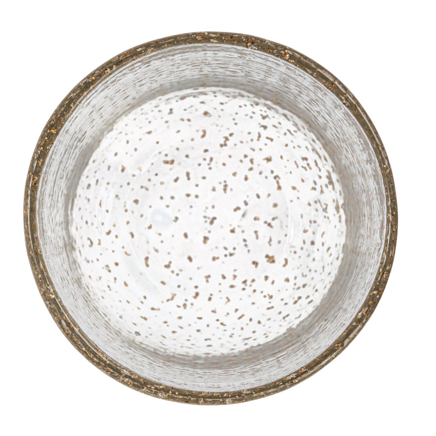 Hello Honey&#xAE; 12oz. Tall Gold Flecked Clear Drinking Glass