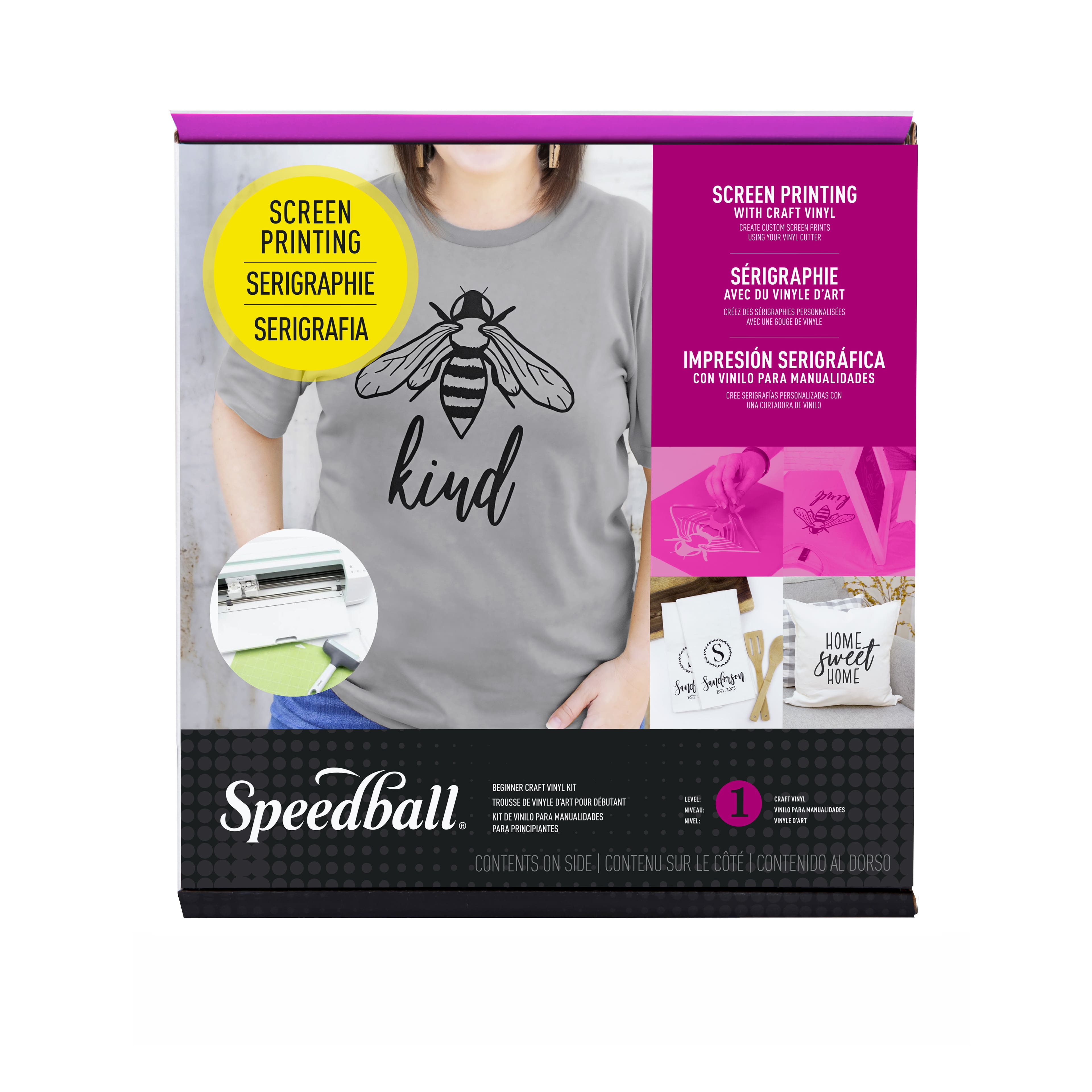 6 Pack: Speedball® Beginner Screen Printing Craft Vinyl Kit