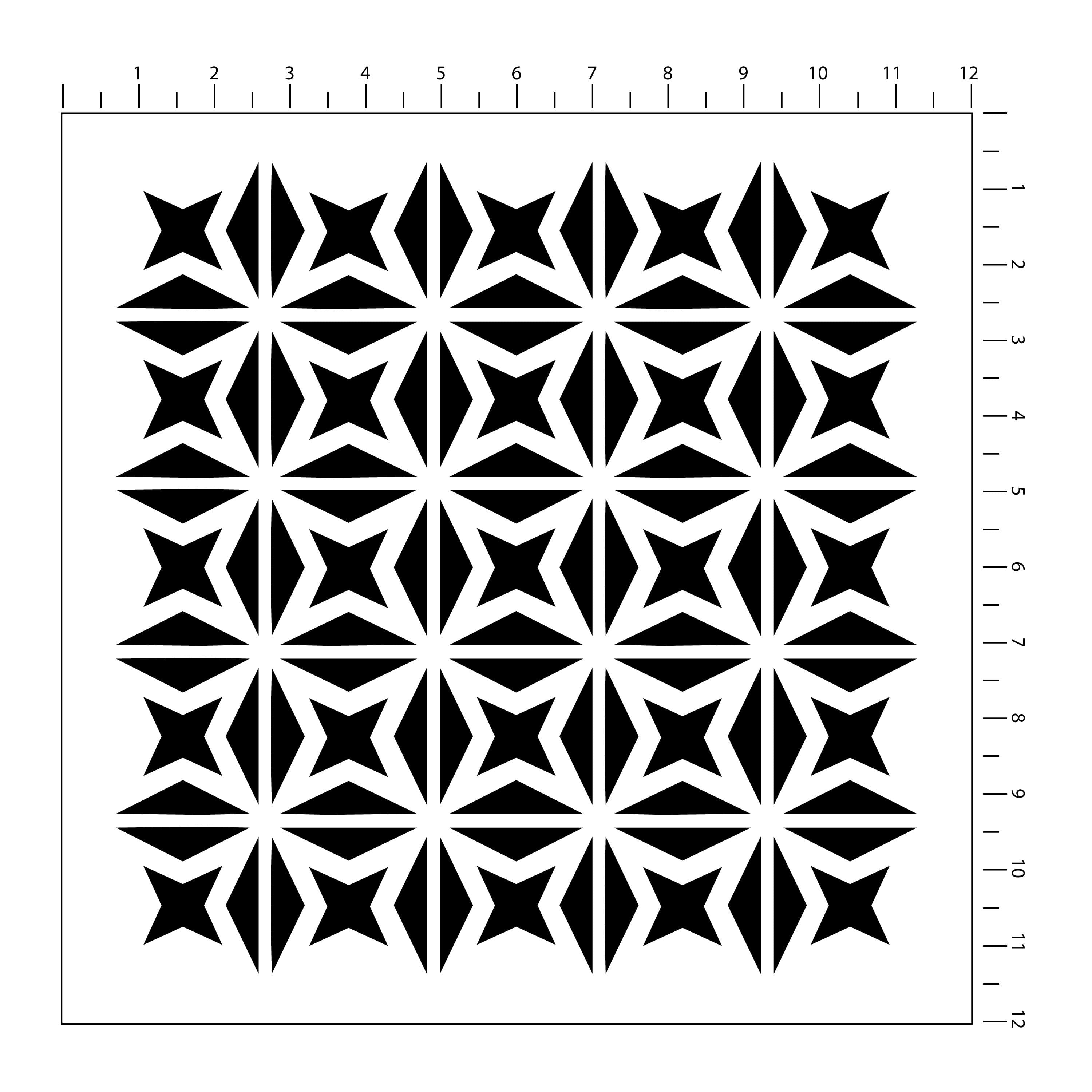 Pattern Stencils by Craft Smart&#xAE;, 12&#x22; x 12&#x22;