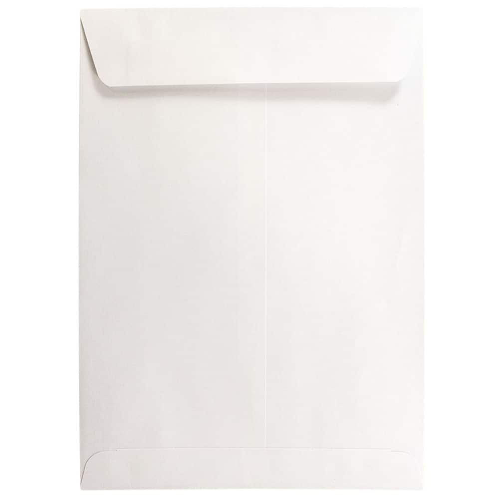 JAM Paper 7.5&#x22; x 10.5&#x22; White Open End Catalog Commercial Envelopes