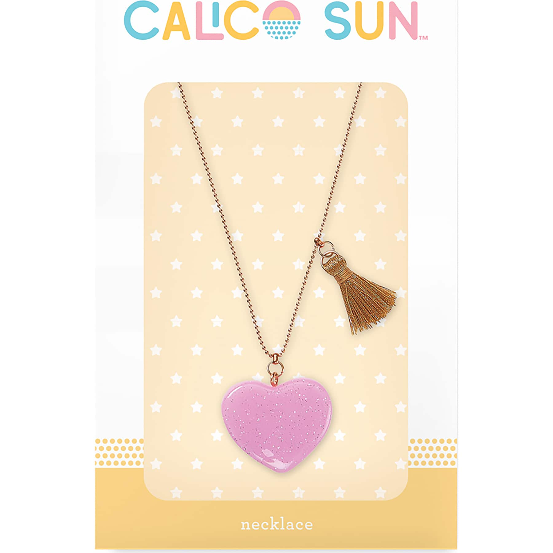 Calico Sun&#x2122; Heart Lily Necklace