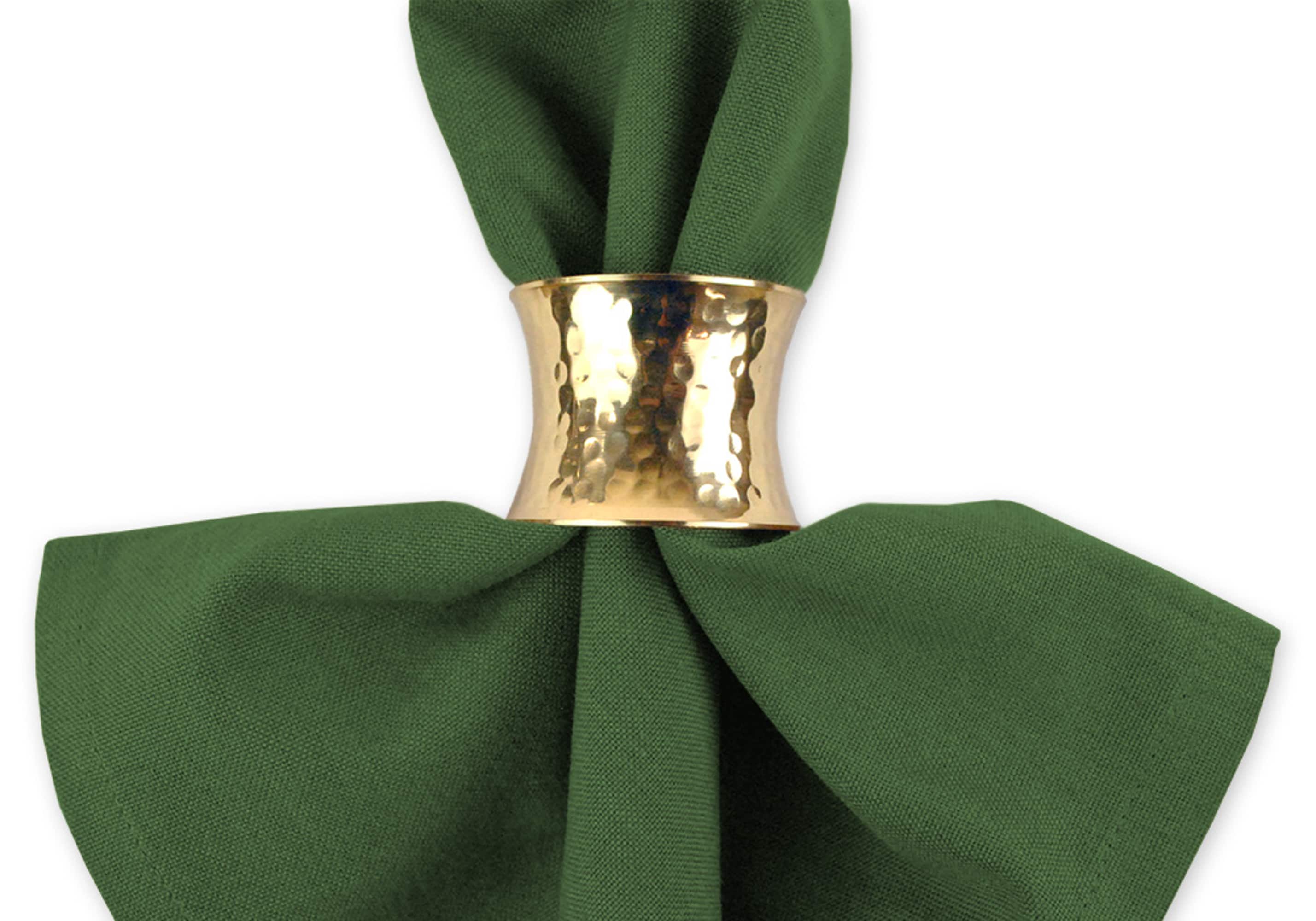 DII® Hammered Gold Napkin Rings, 12ct.