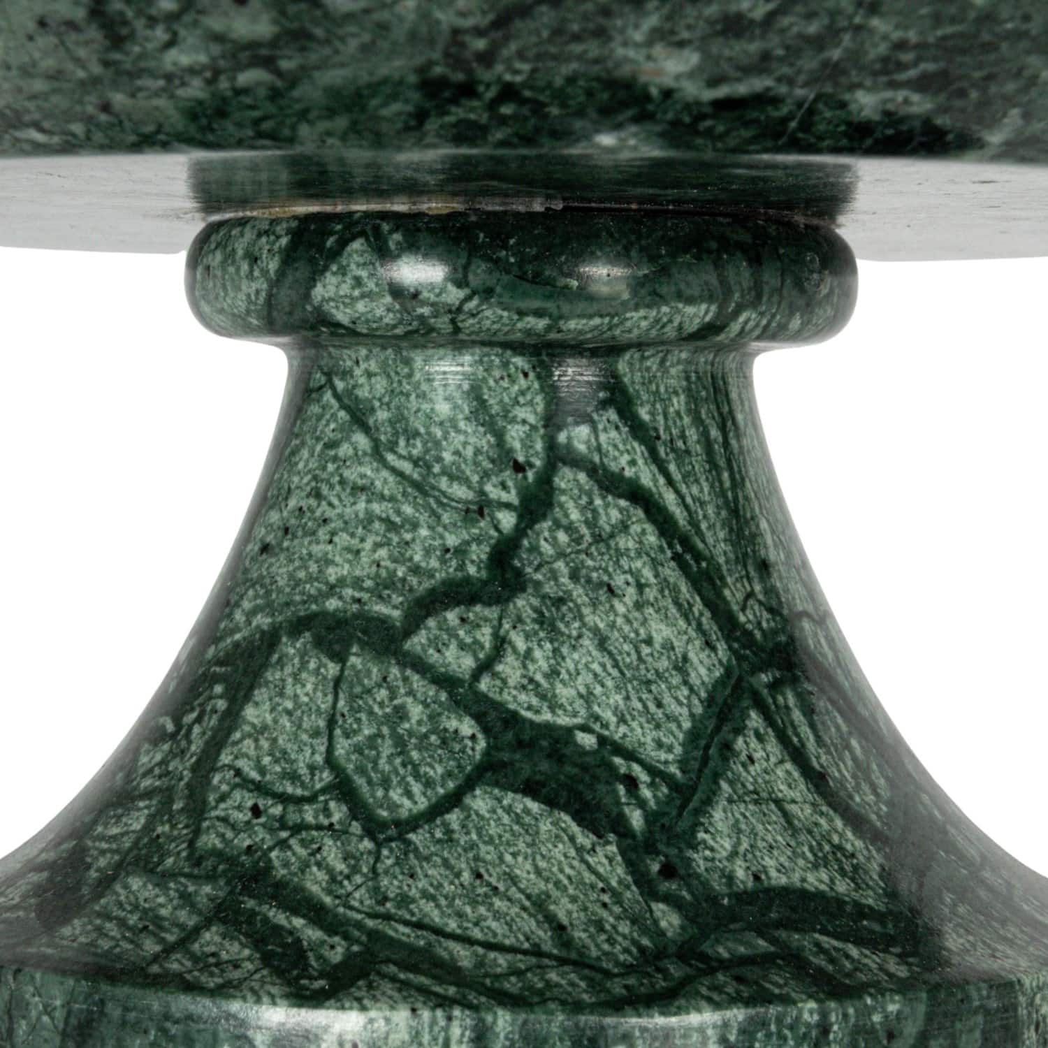 Hello Honey® 8" Green Marble Footed Pedestal Bowl