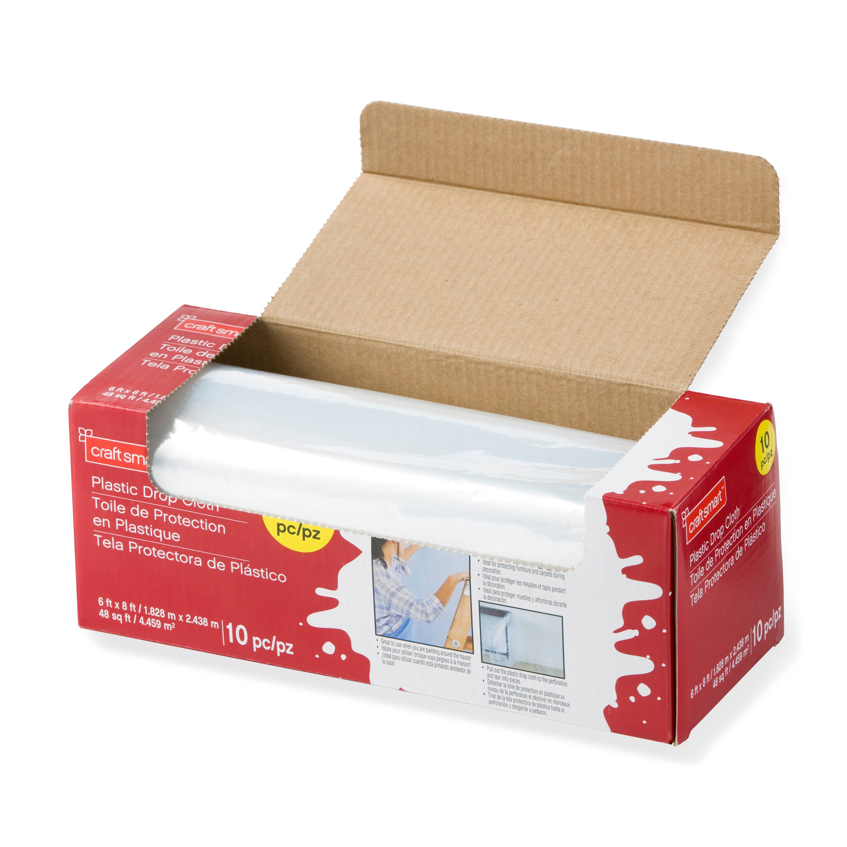 Plastic Drop Cloth Pack by Craft Smart™, 10ct.