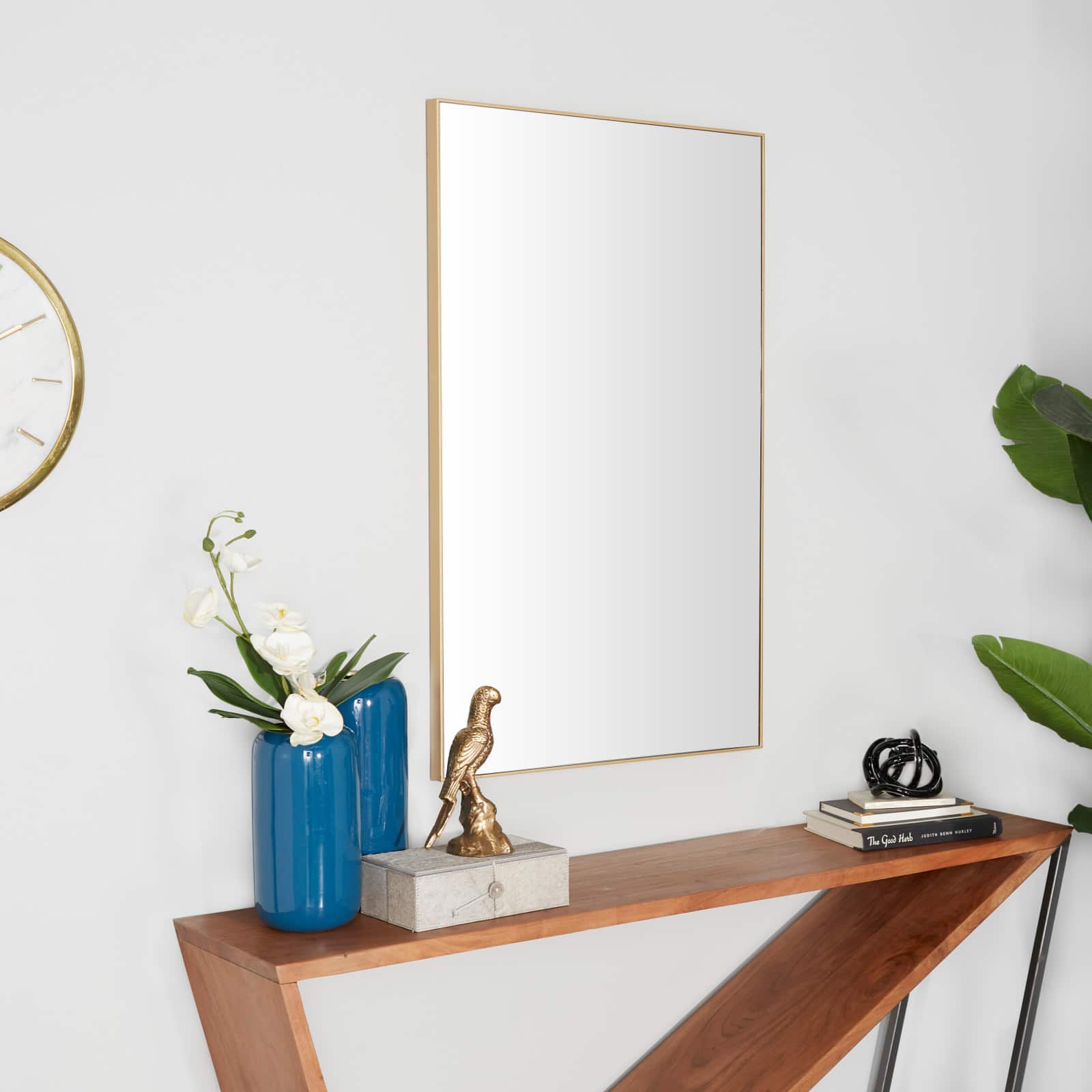 Gold Contemporary Wall Mirror, 24" x 1" x 40" Mirrors Michaels