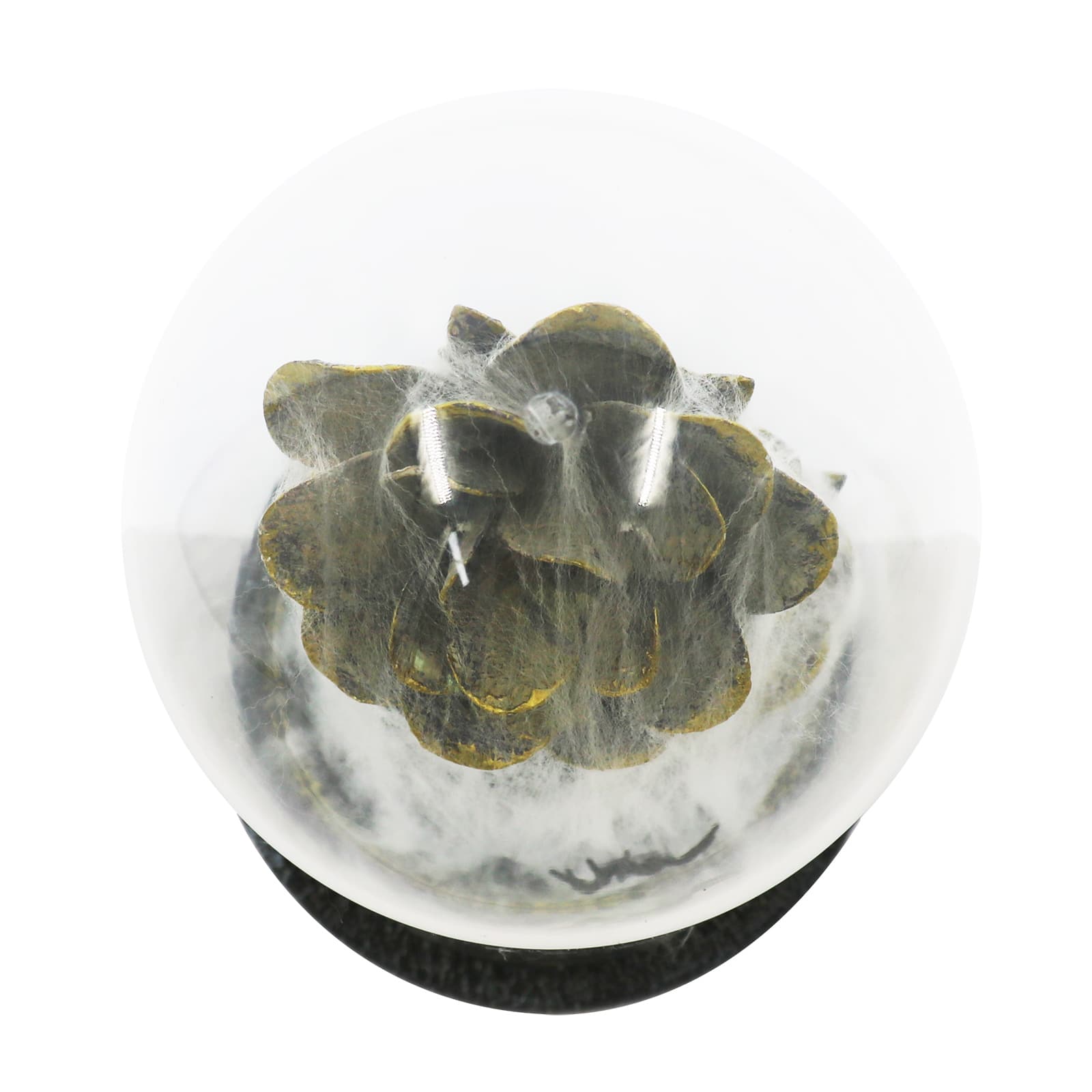 9&#x22; Spider Web-Covered Cloche Tabletop Accent by Ashland&#xAE;