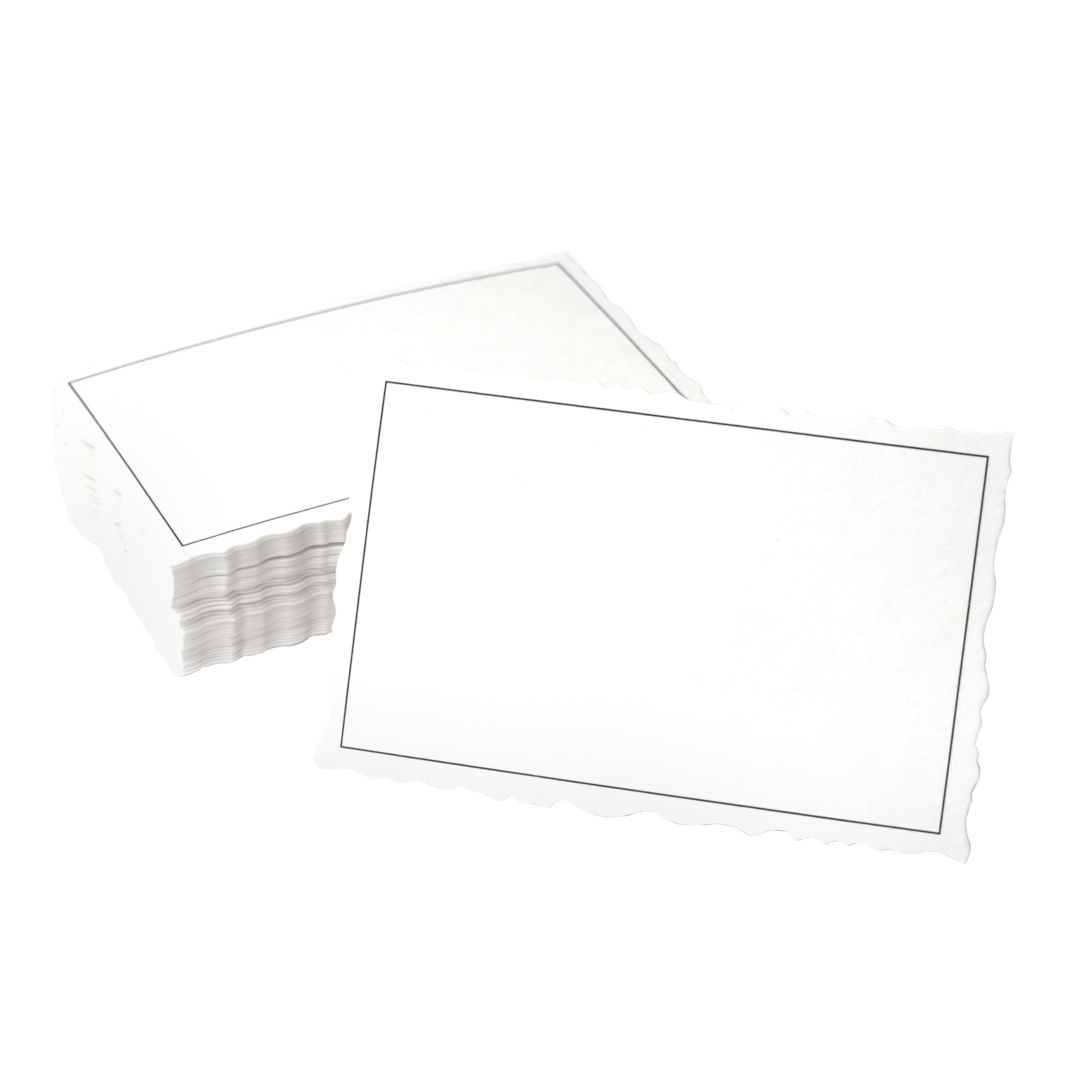 6 Packs: 50 ct. (300 total) Black Border Place Cards by Celebrate It™