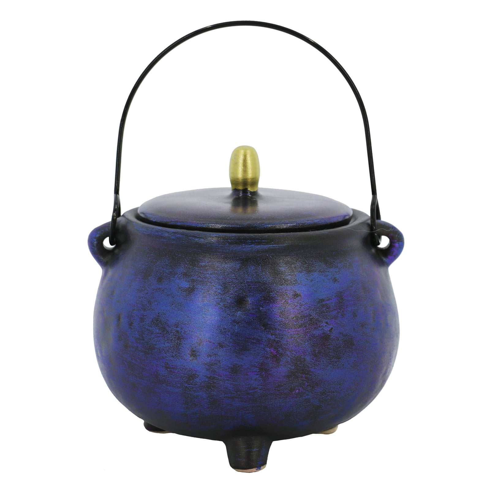 5&#x22; Purple Cauldron Ceramic Tabletop D&#xE9;cor by Ashland&#xAE;