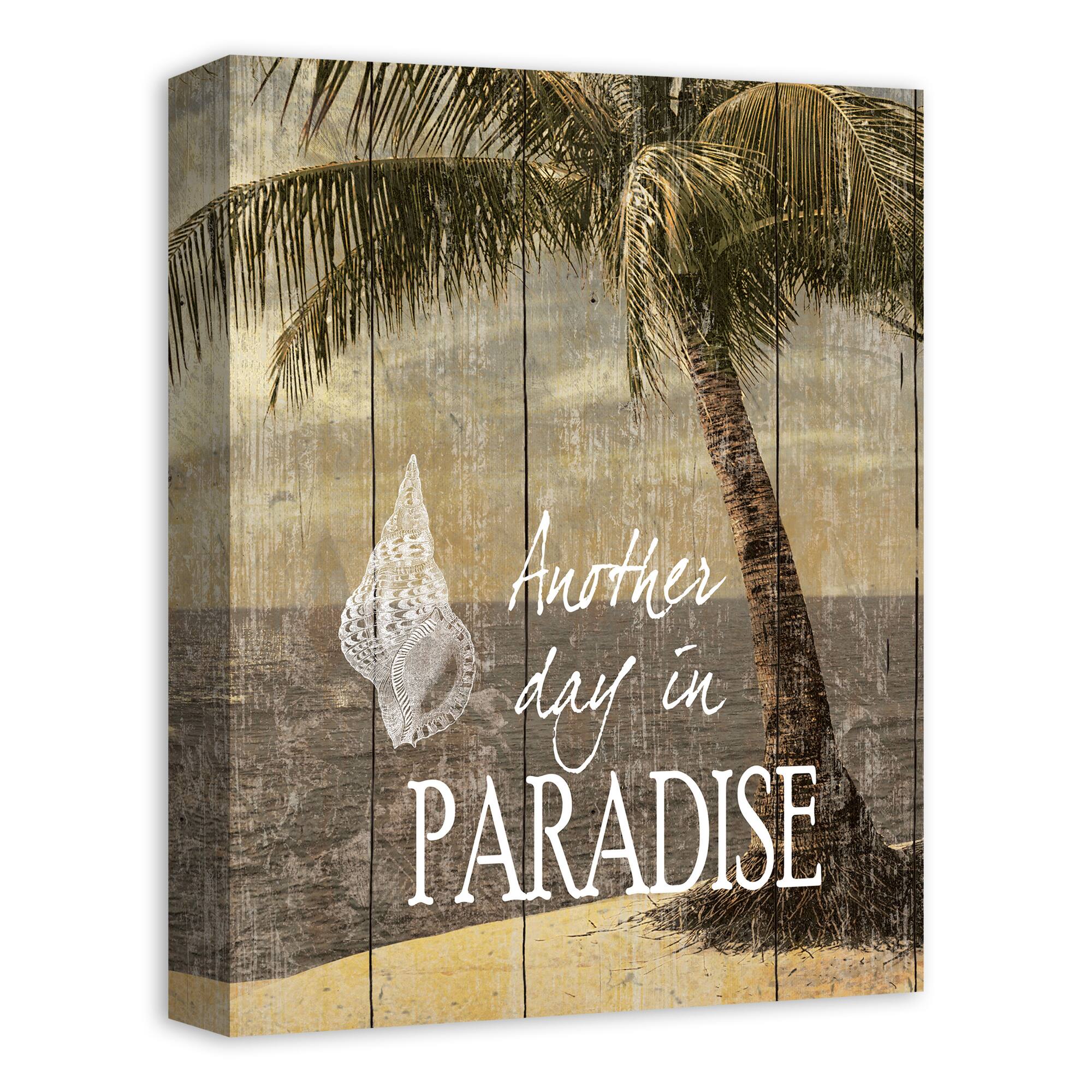 Another Day In Paradise 12" x 16" Canvas Wall Art