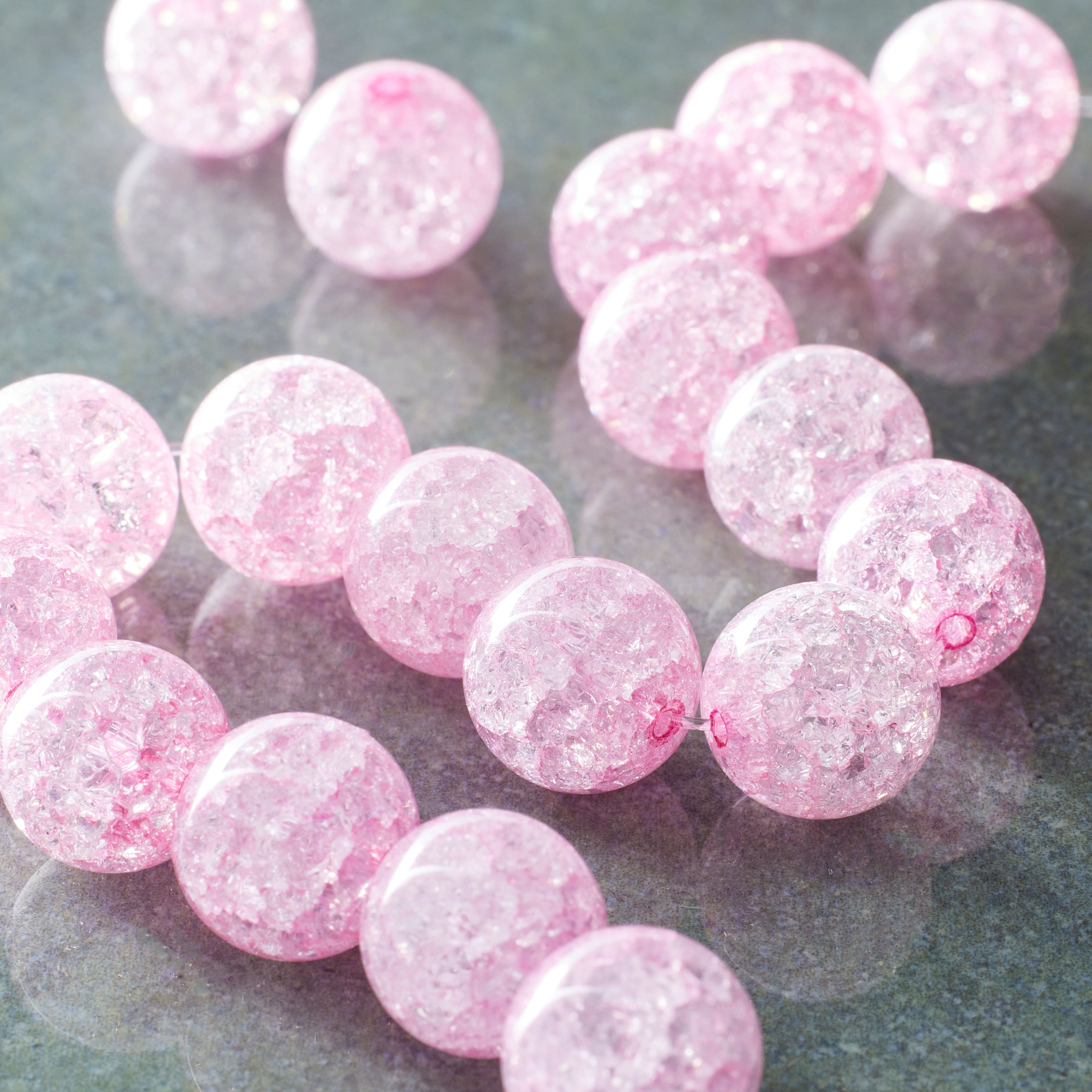 Pink Quartzite Round Beads, 10mm by Bead Landing™