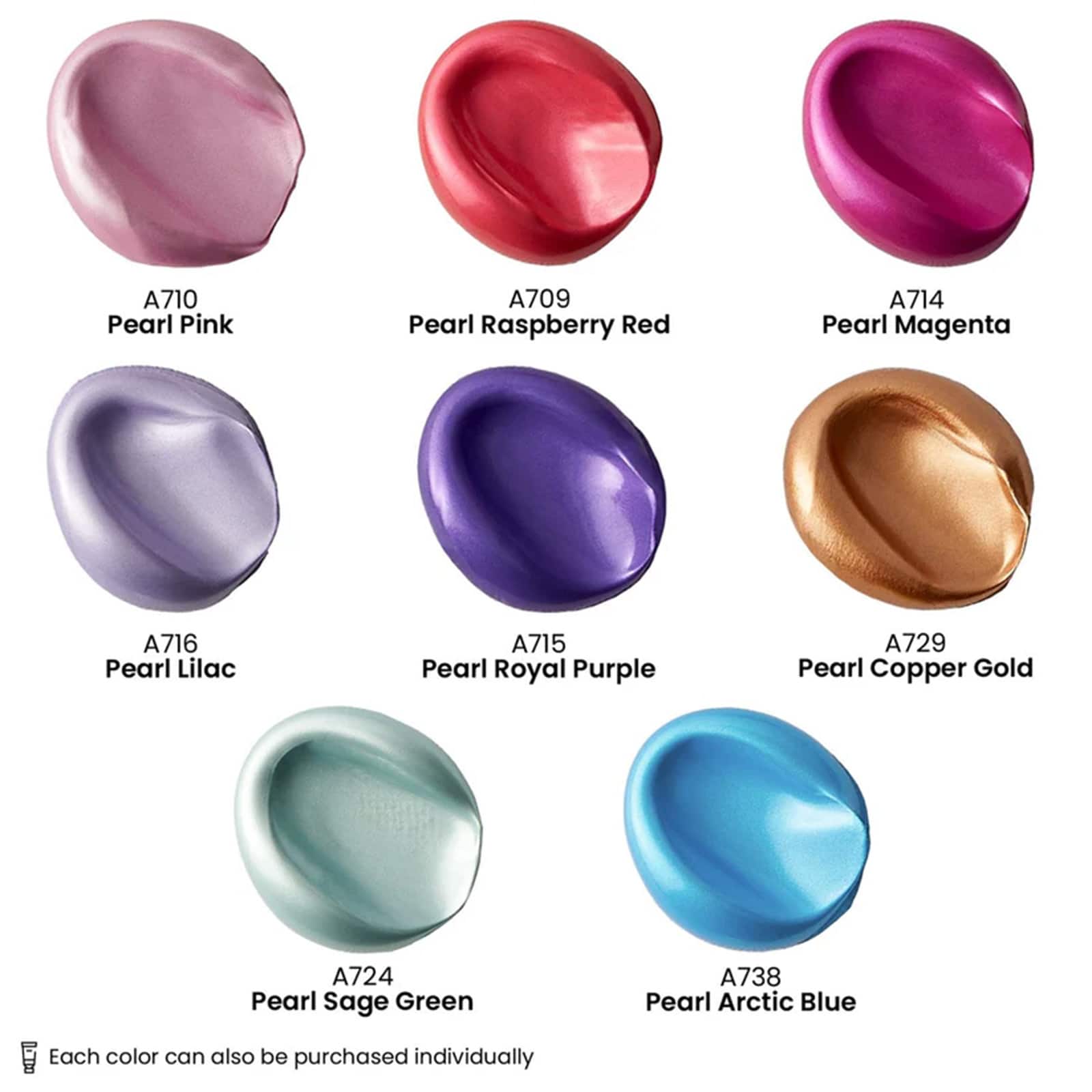 Arteza&#xAE; Vibrant Essentials Metallic Acrylic Paint Set