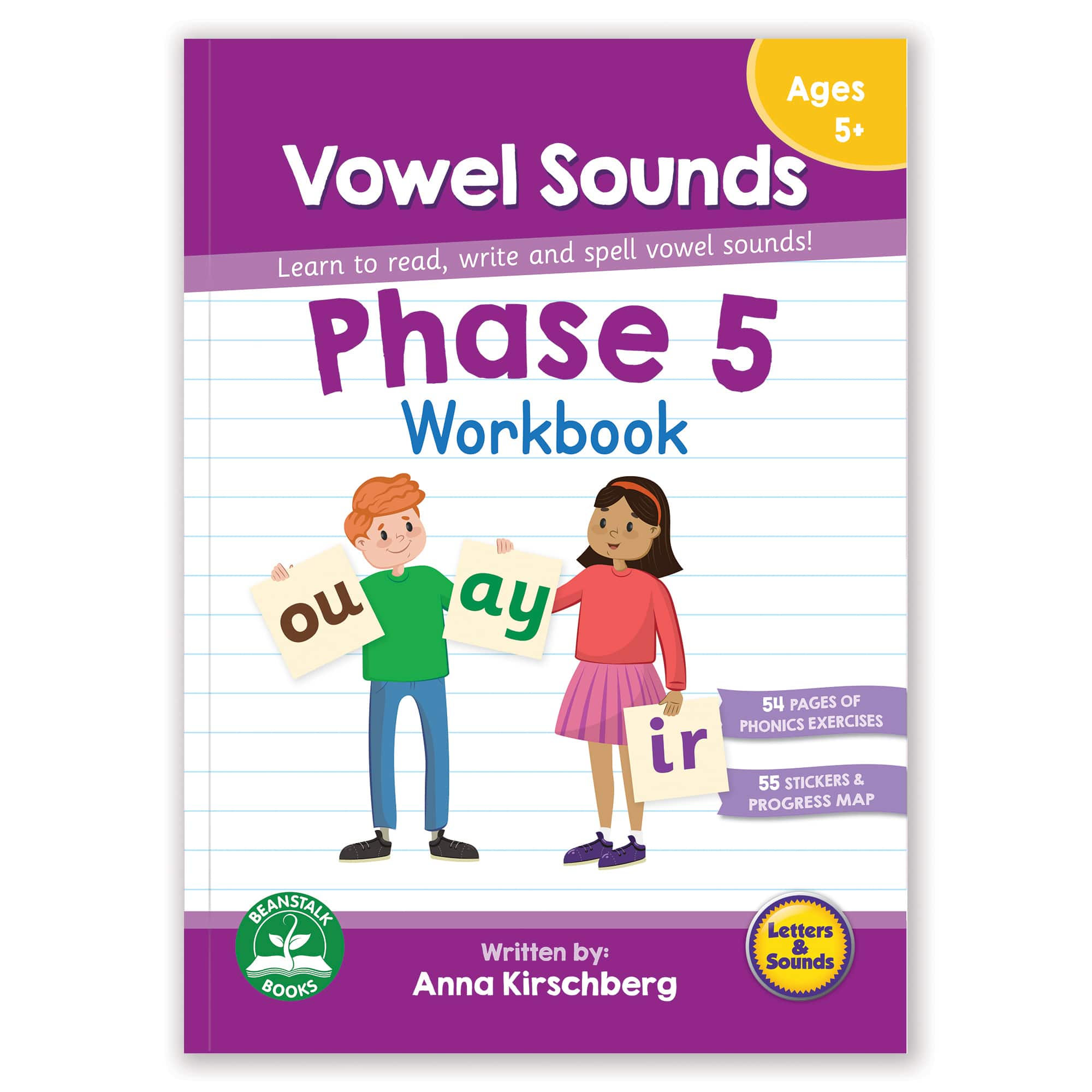 Junior Learning&#xAE; Phase 5 Vowel Sounds Workbook