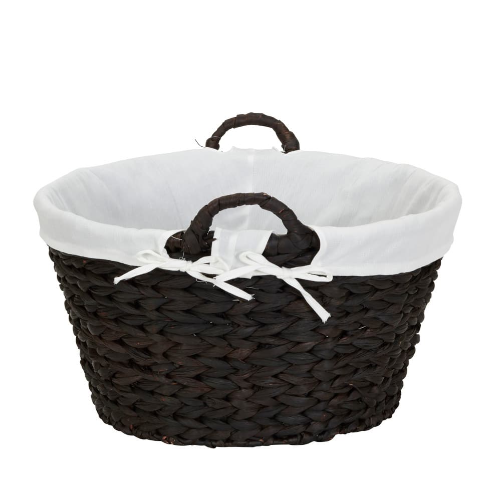 Household Essentials 12.5&#x22; Round Wicker Laundry Basket with Handles