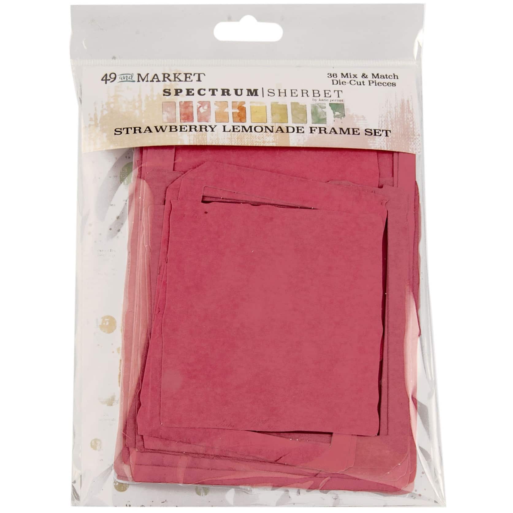 49 and Market Spectrum Sherbet Strawberry Lemonade Frame Set