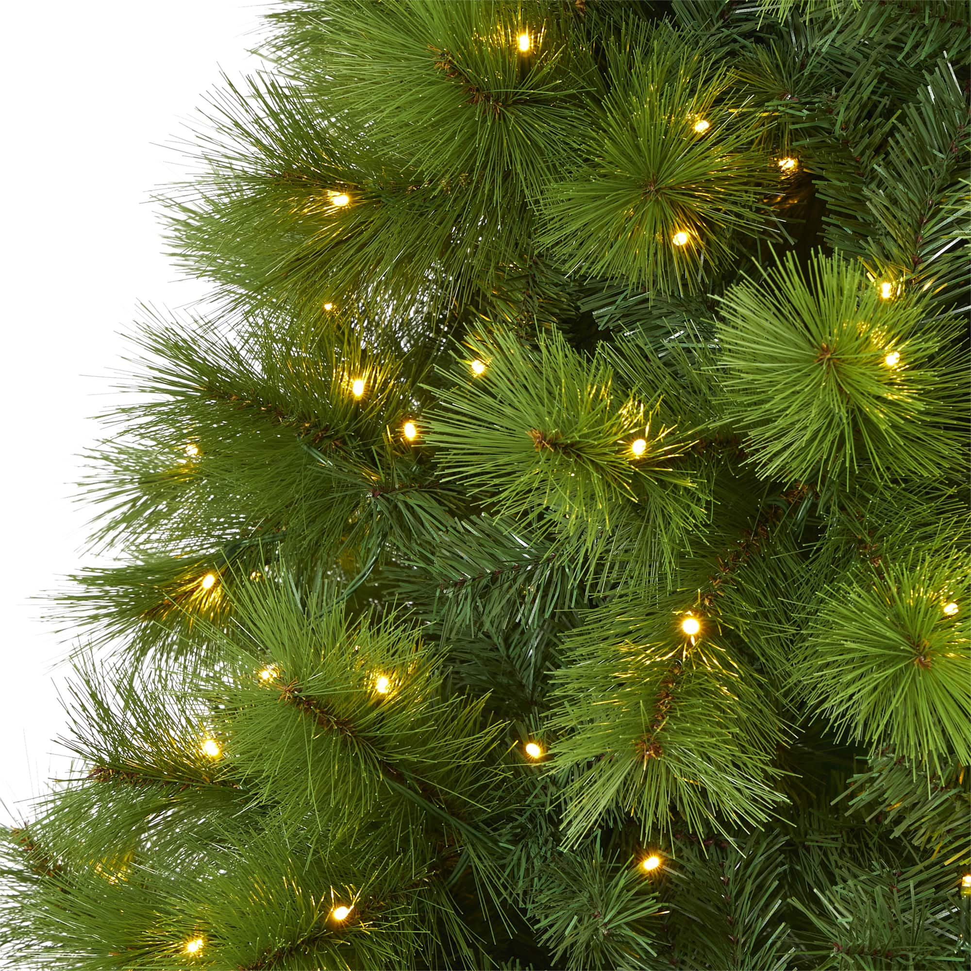 7.5ft. Pre-lit Green Scotch Pine Artificial Christmas Tree with Clear LED Lights