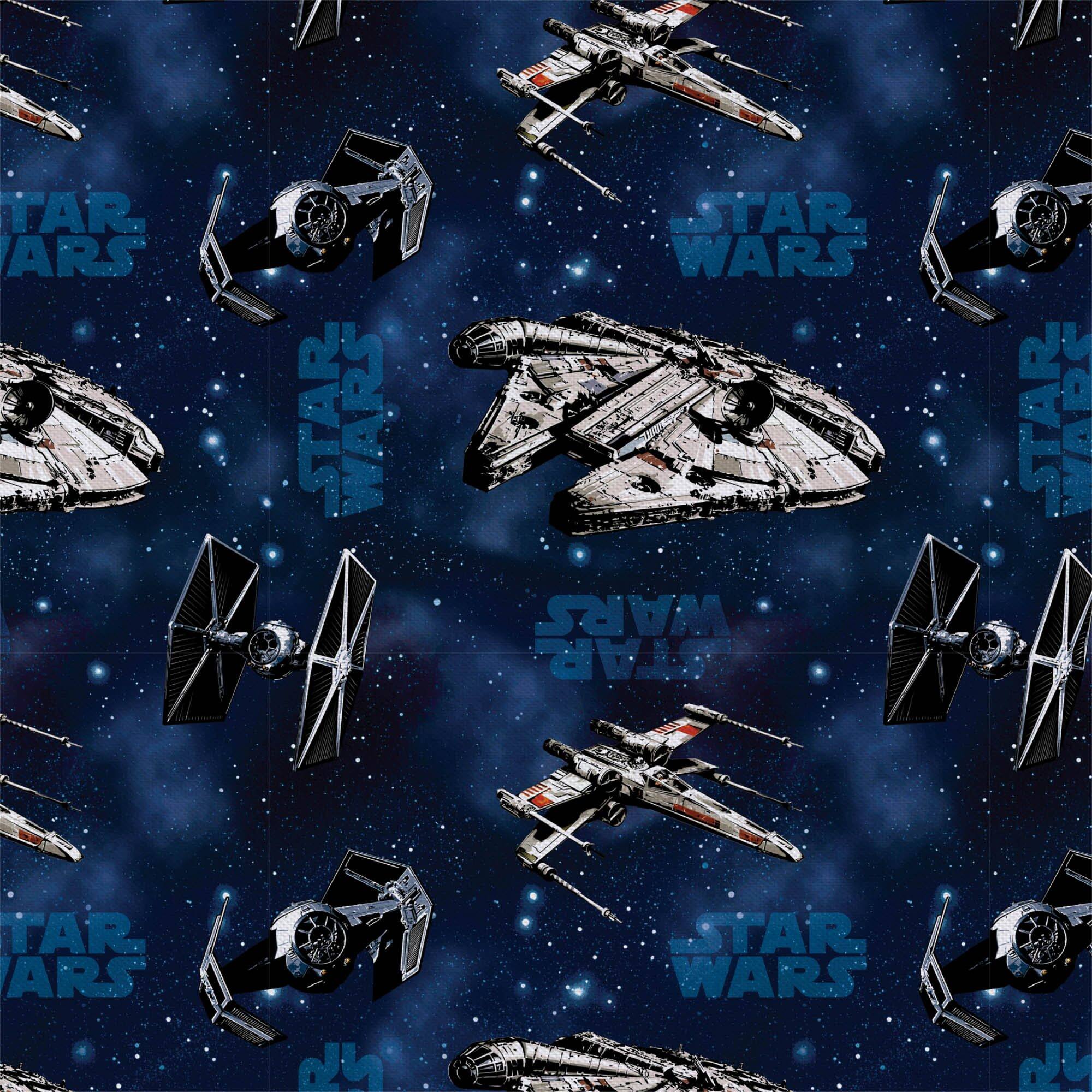 Camelot Fabrics Star Wars Ships Cotton Fat Quarter