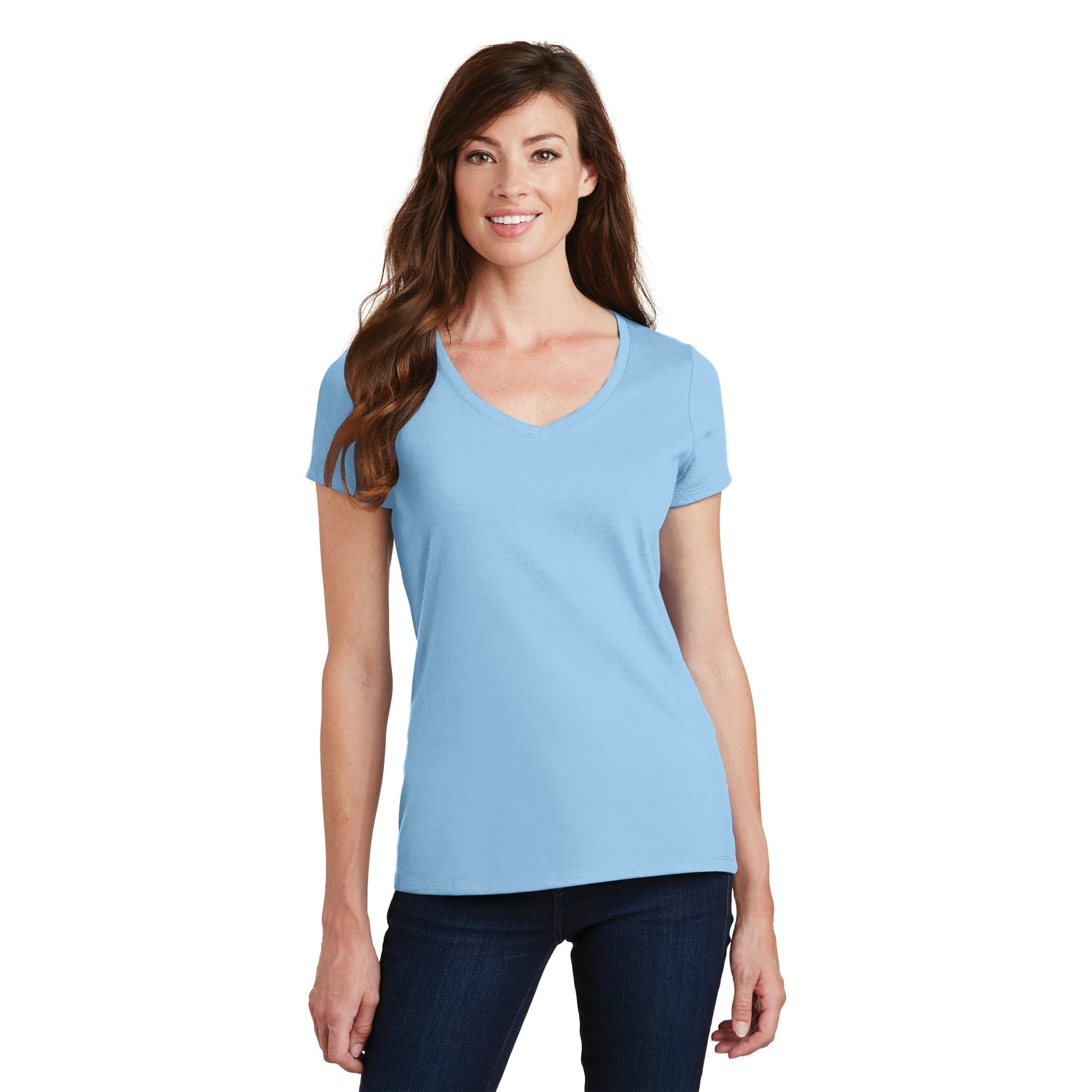 Port & Company® Fan Favorite™ Ladies V-Neck T-Shirt