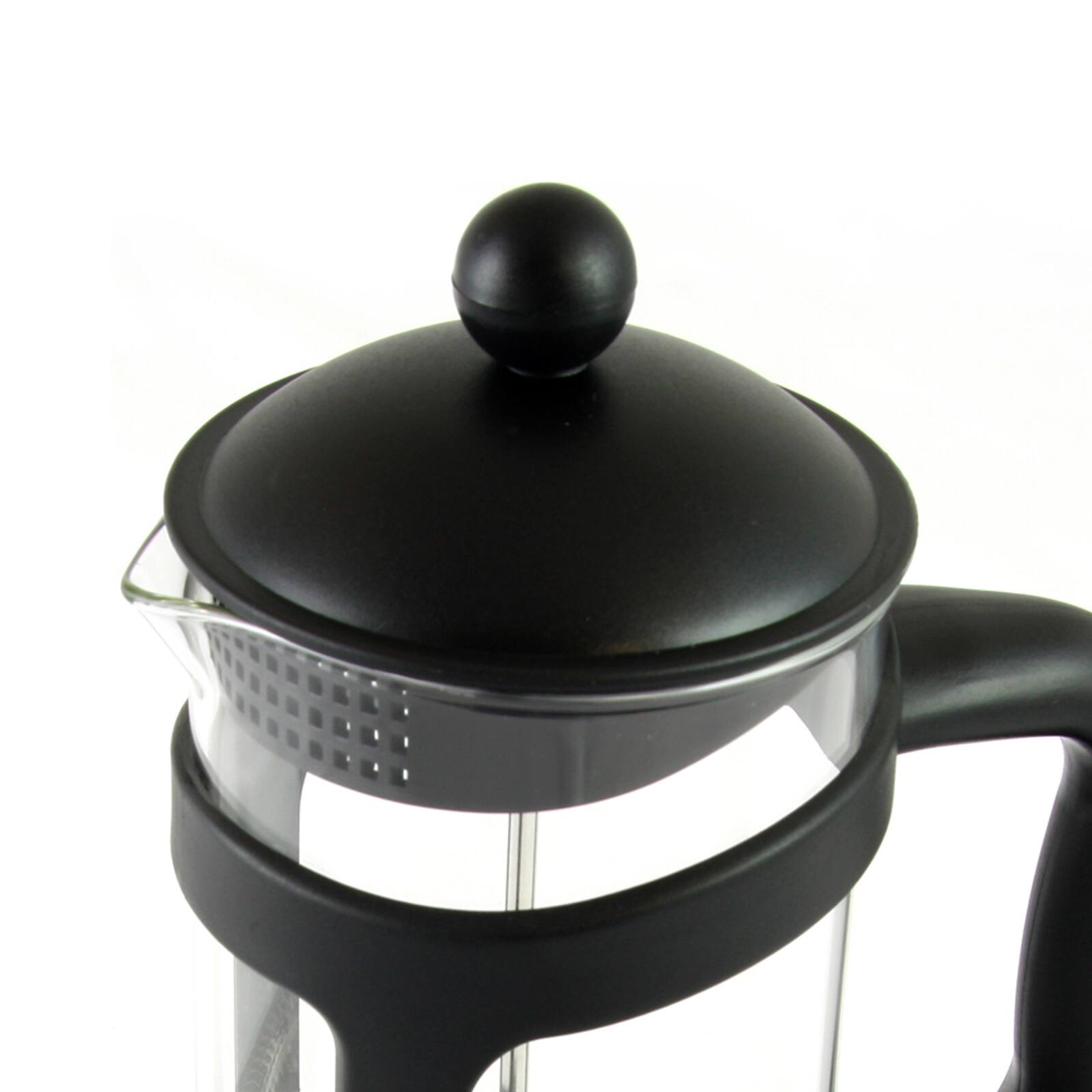 Mr. Coffee Brivio 28oz. Glass French Press Coffee Maker with Plastic Lid
