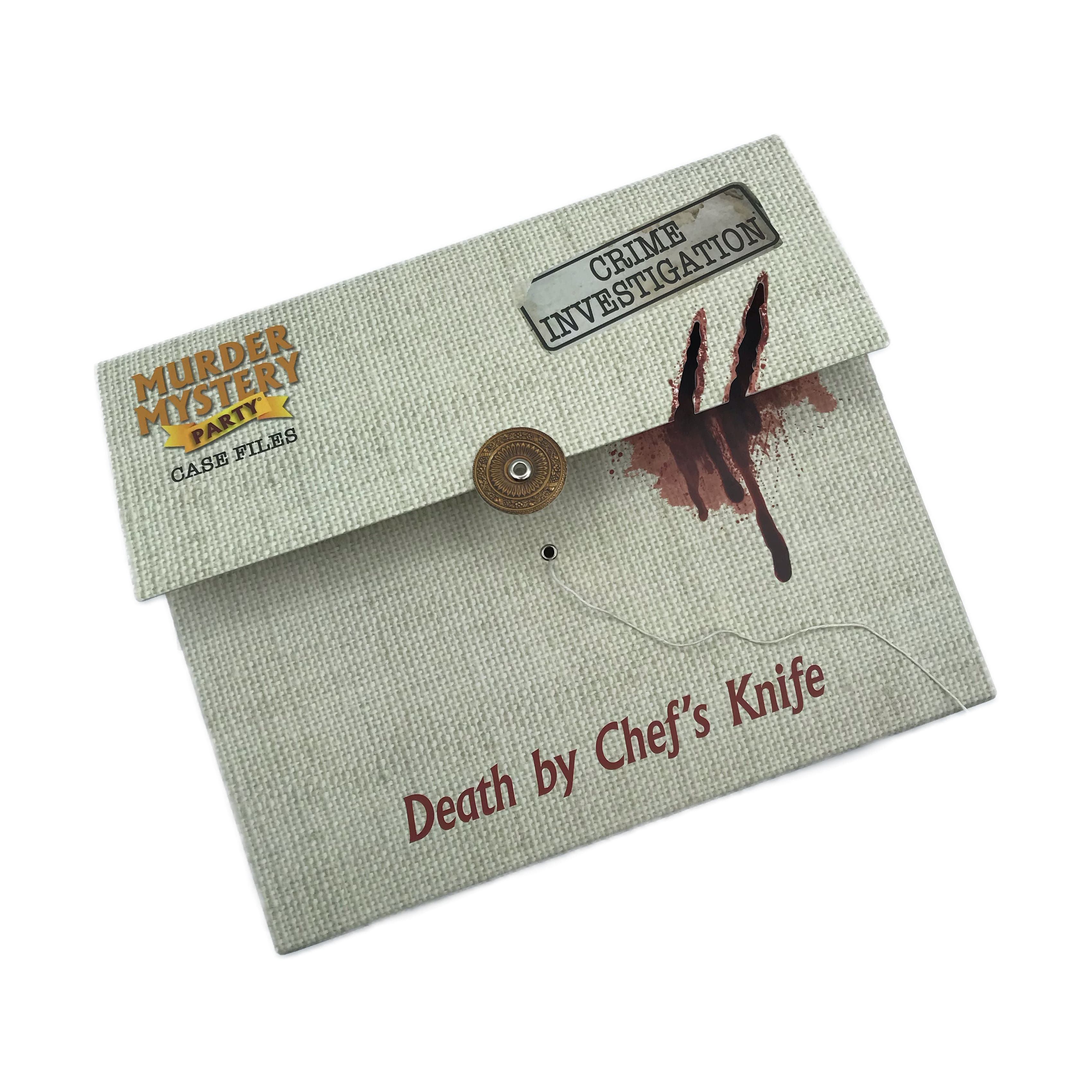 Murder Mystery Party Case Files: Death By Chef&#x27;s Knife