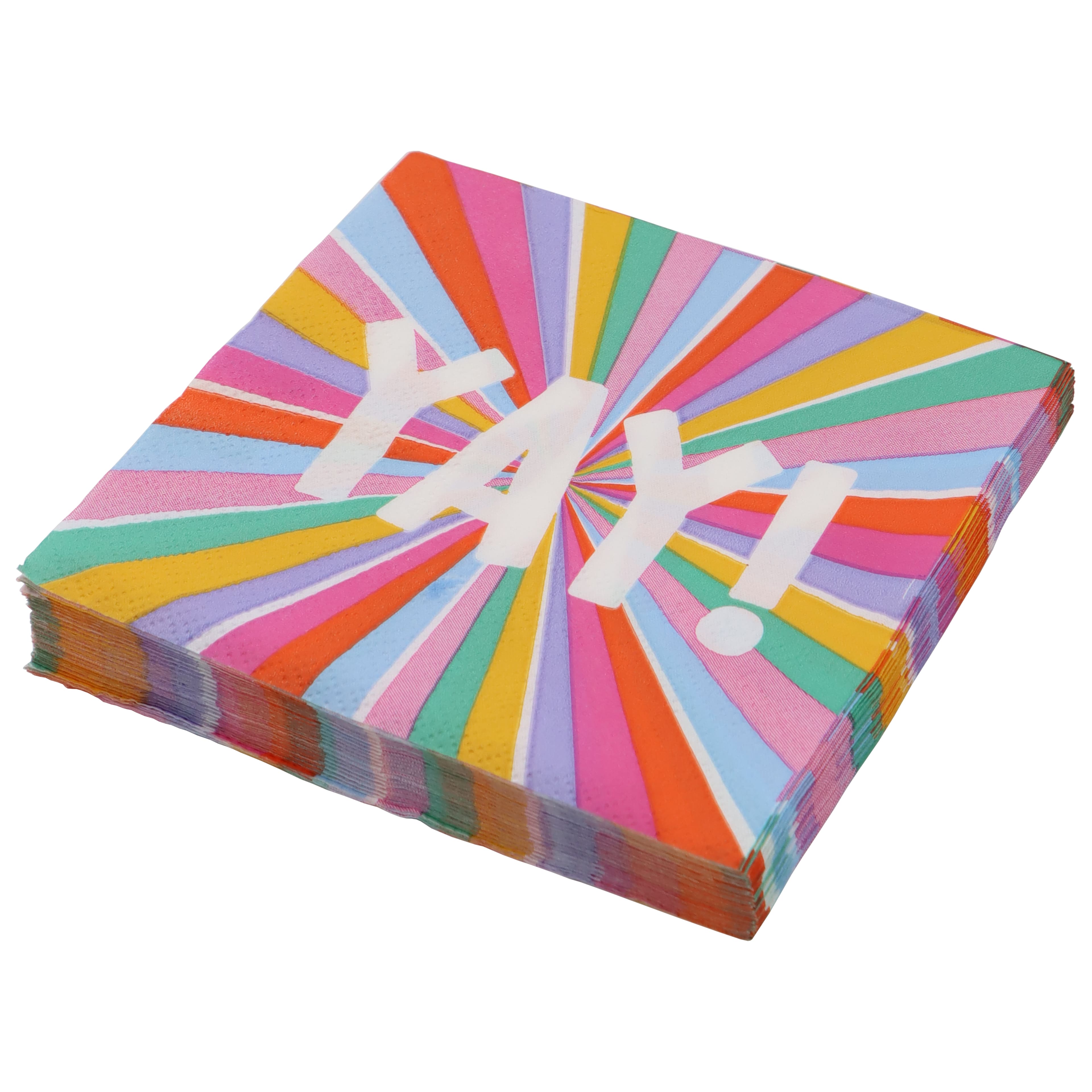 Bright Yay Beverage Napkins, 20ct. by Celebrate It&#x2122;