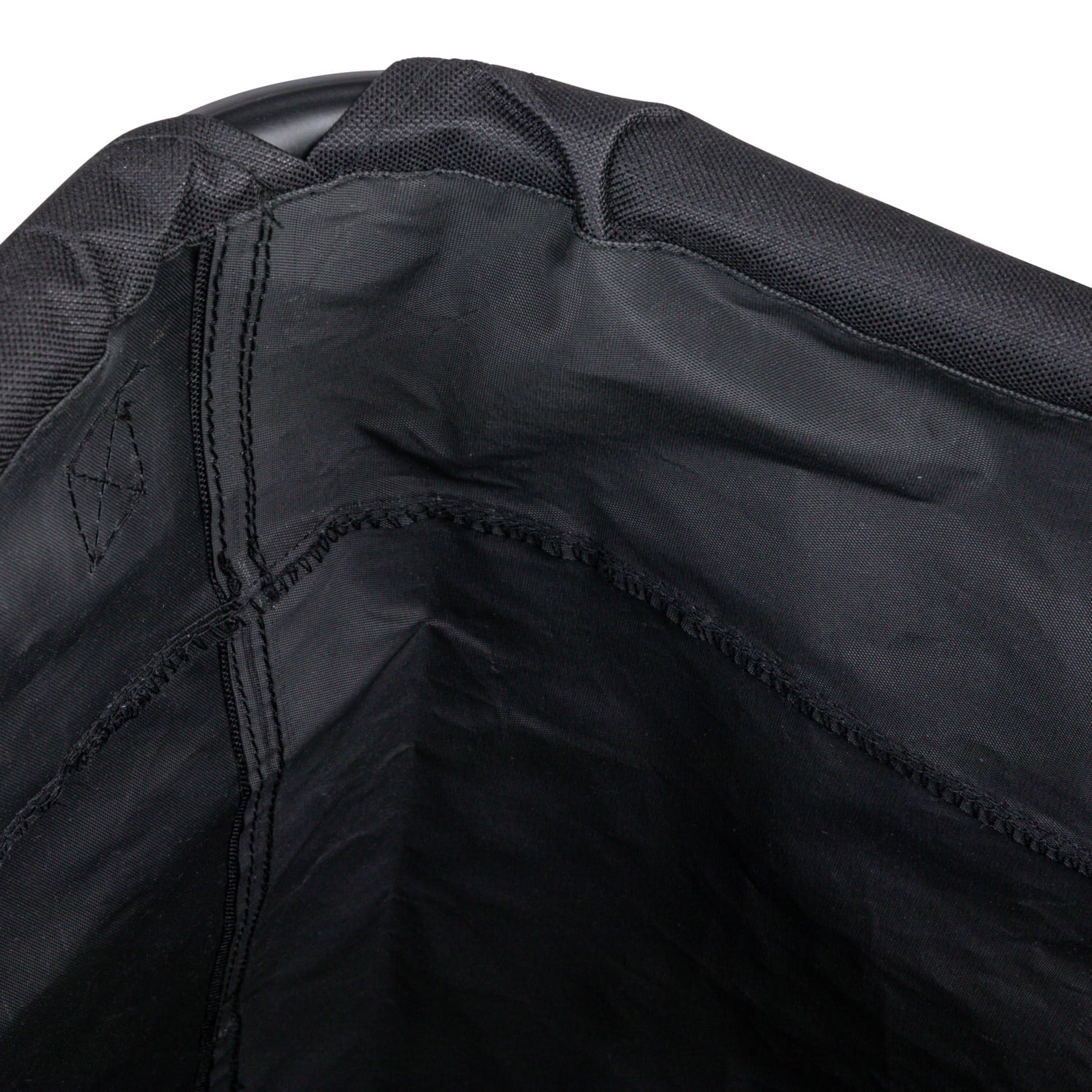 Household Essentials 30.5" Black Rolling Laundry Hamper