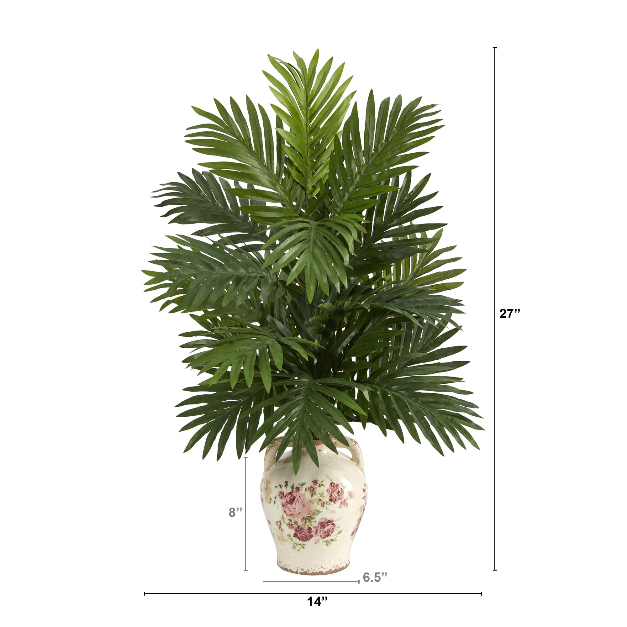 2ft. Areca Palm Plant in Floral Jar