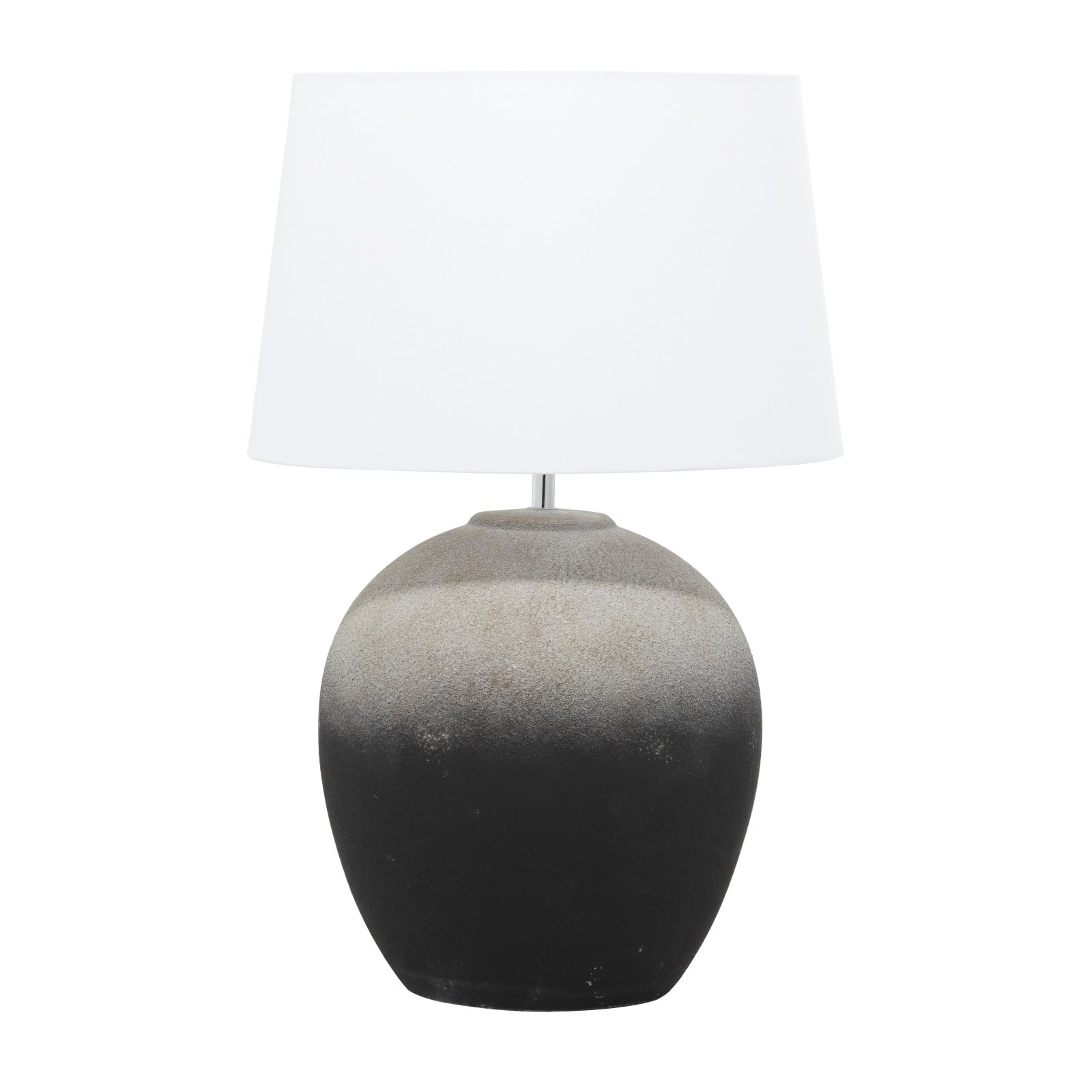 23'' Black Ceramic Transitional Table Lamp