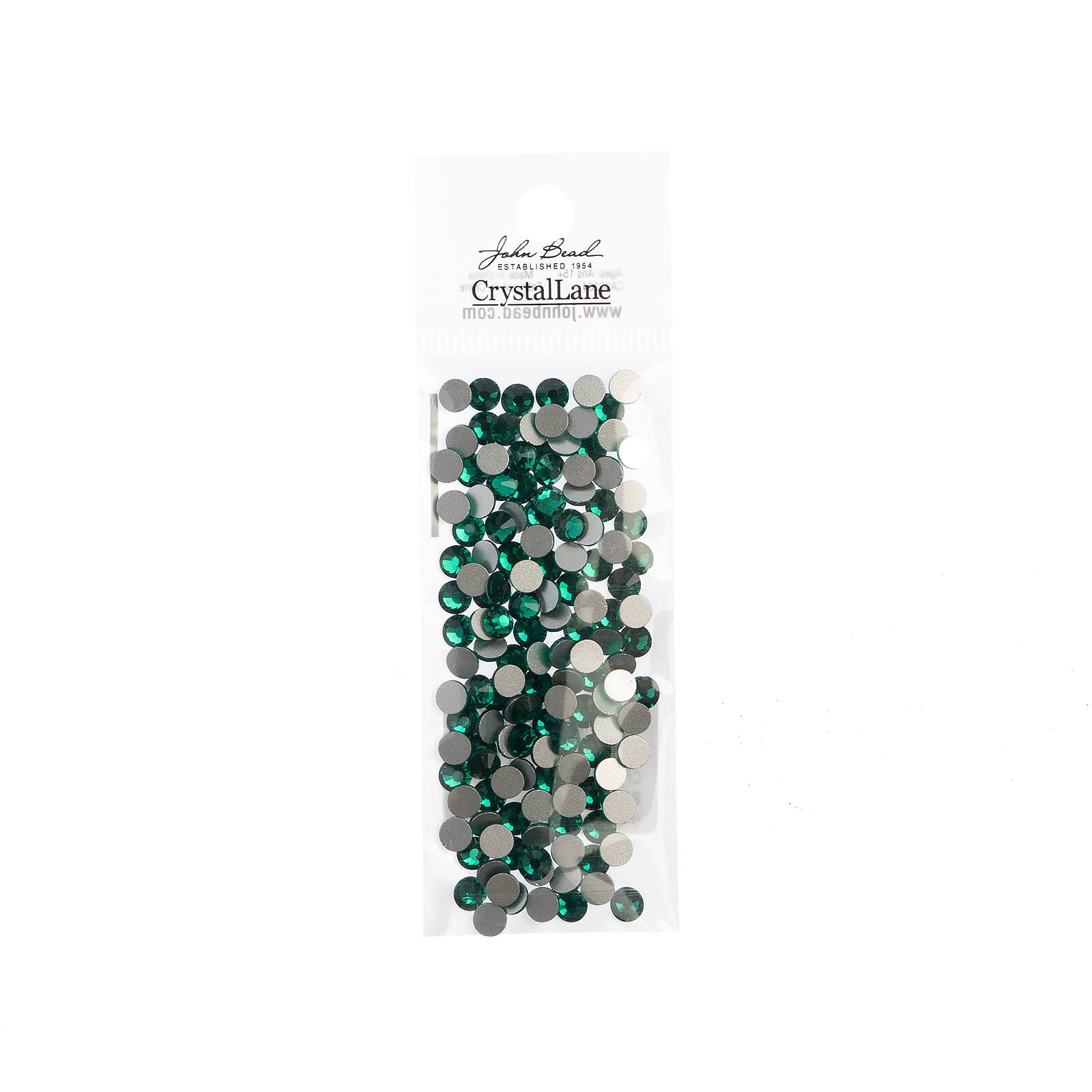 John Bead Crystal Lane SS20 Round Flatback Czech Crystals, 144ct.