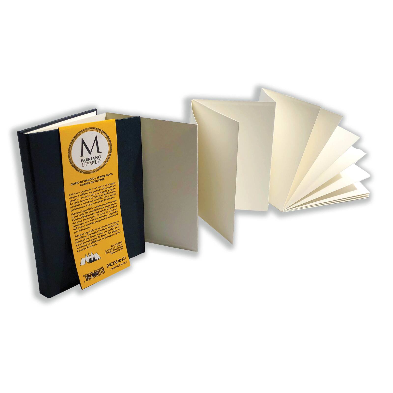 Fabriano&#xAE; Leporello Travel Book, 4.5&#x27;&#x27; x 6.5&#x27;&#x27;