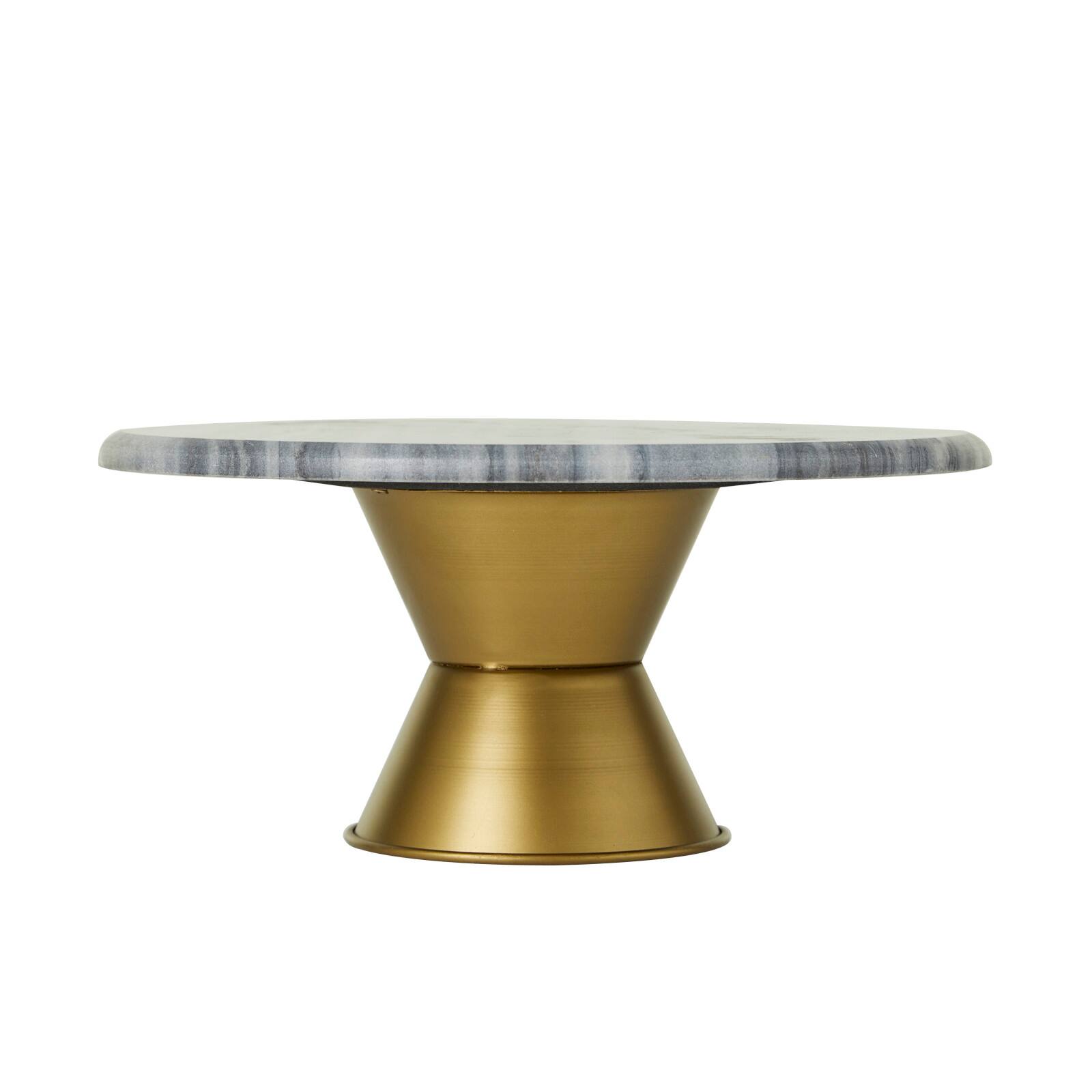 Grey Glam Cake Stand, 14&#x22; x 14&#x22; x 7&#x22;