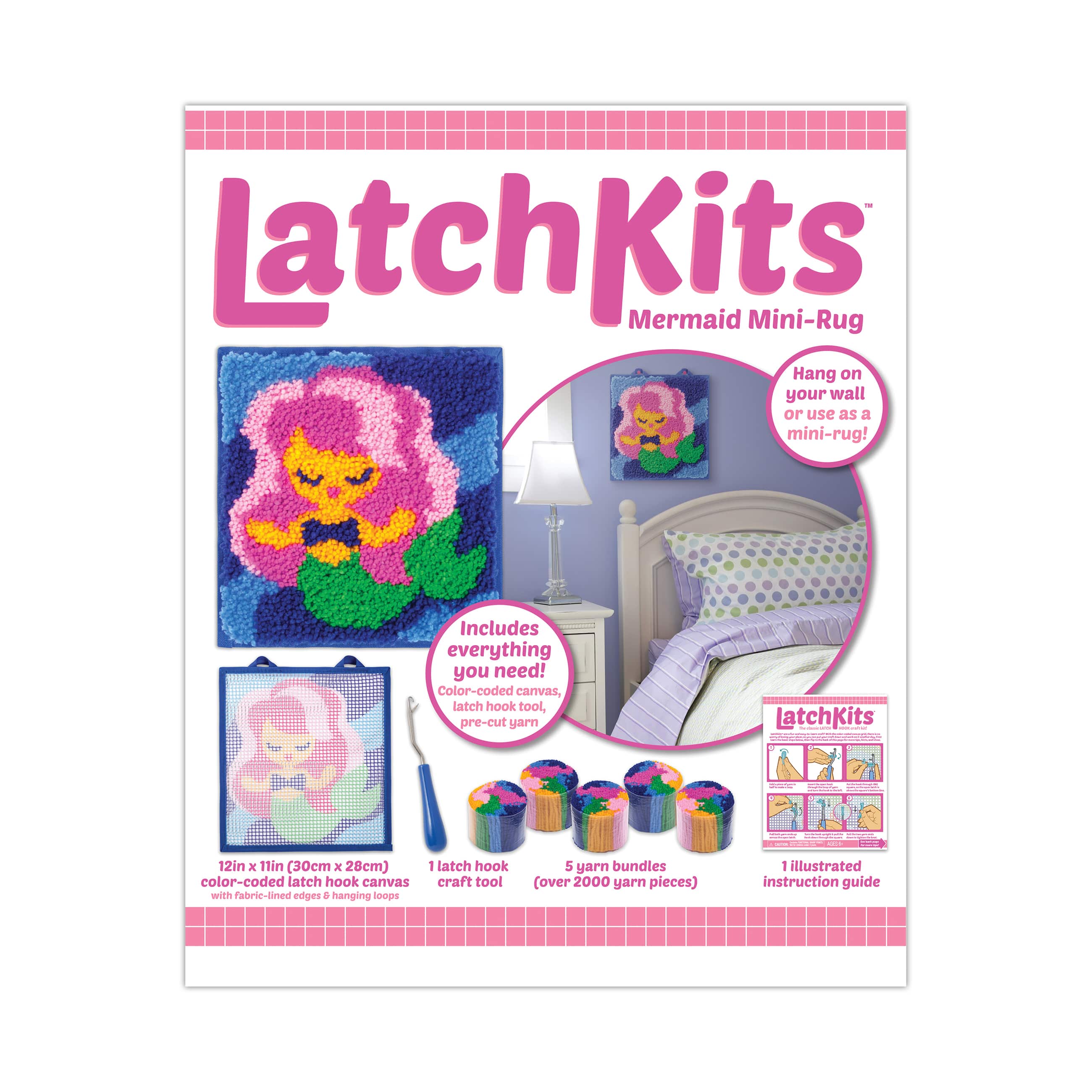 LatchKits Mermaid Mini-Rug