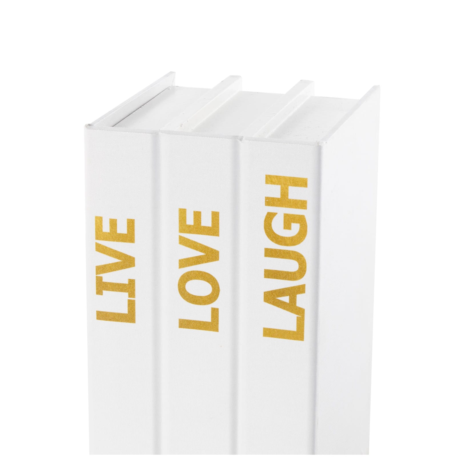 Live, Laugh, Love Canvas Storage Book Box Set