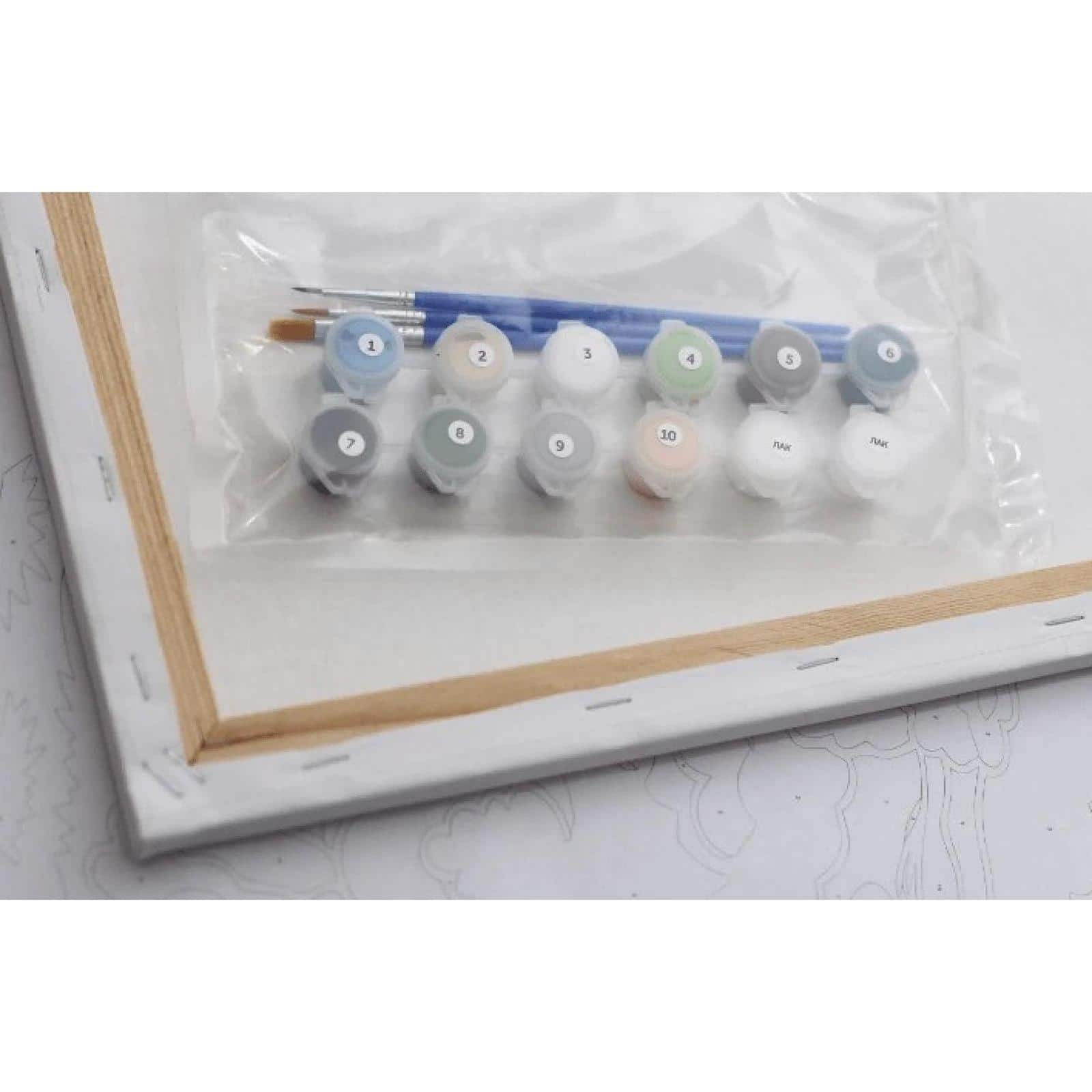 Ideyka Unicorn Constellation Painting by Numbers Kit